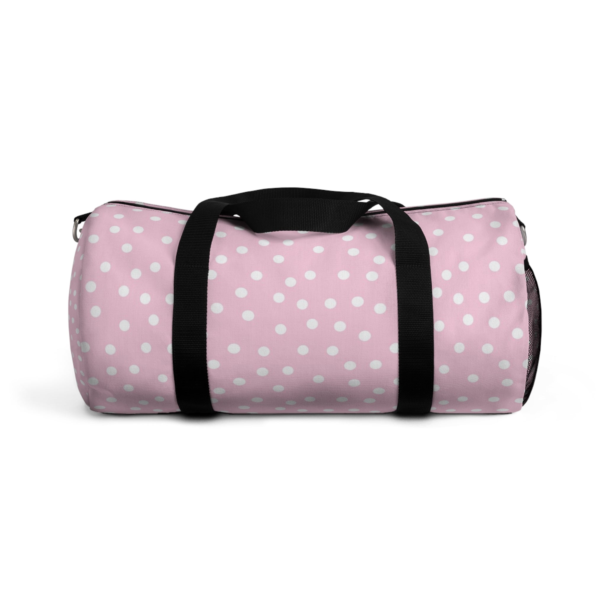 JAKKOUTTHEBXX Pink Polka Dot Duffel Bag 2025