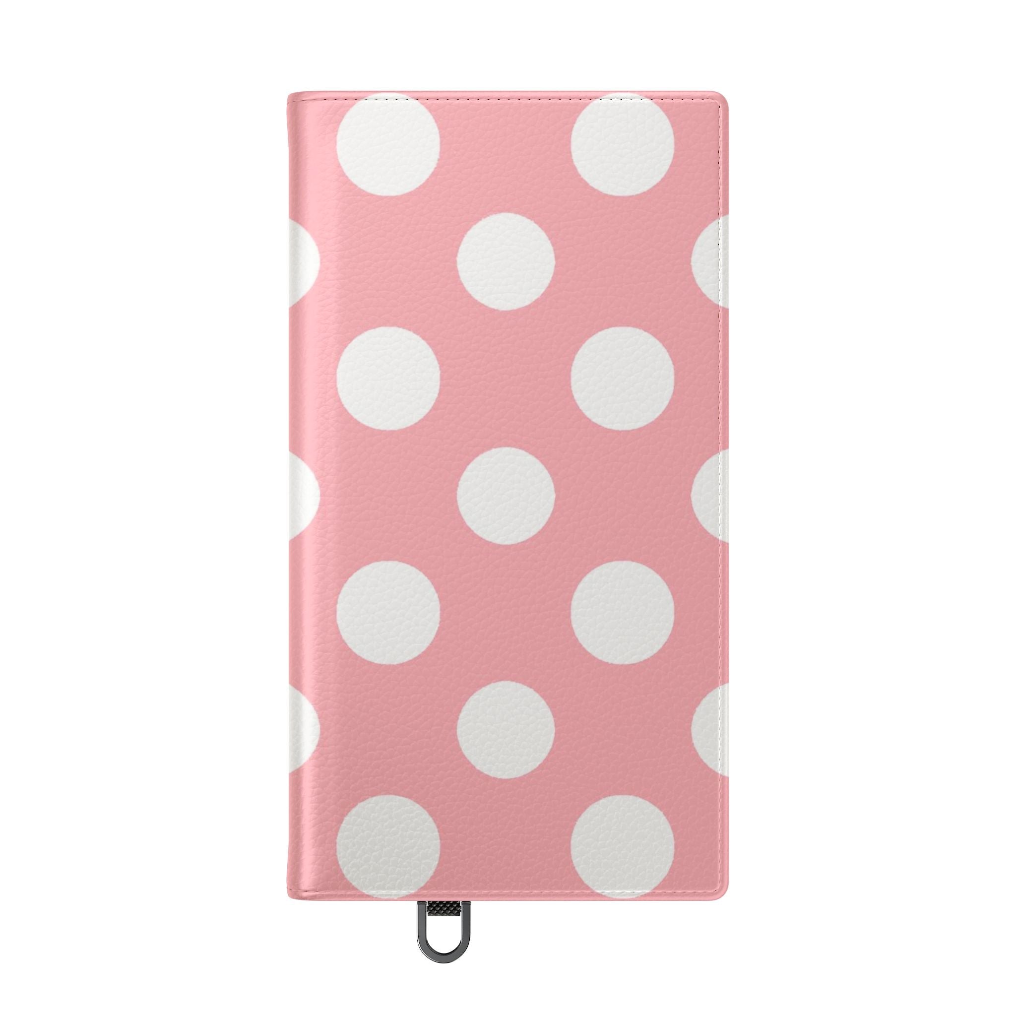 Pink Polka Dot Flip Cases, Artsulli - Art is Long, Life is Short, Phone Case, , , , , , , 