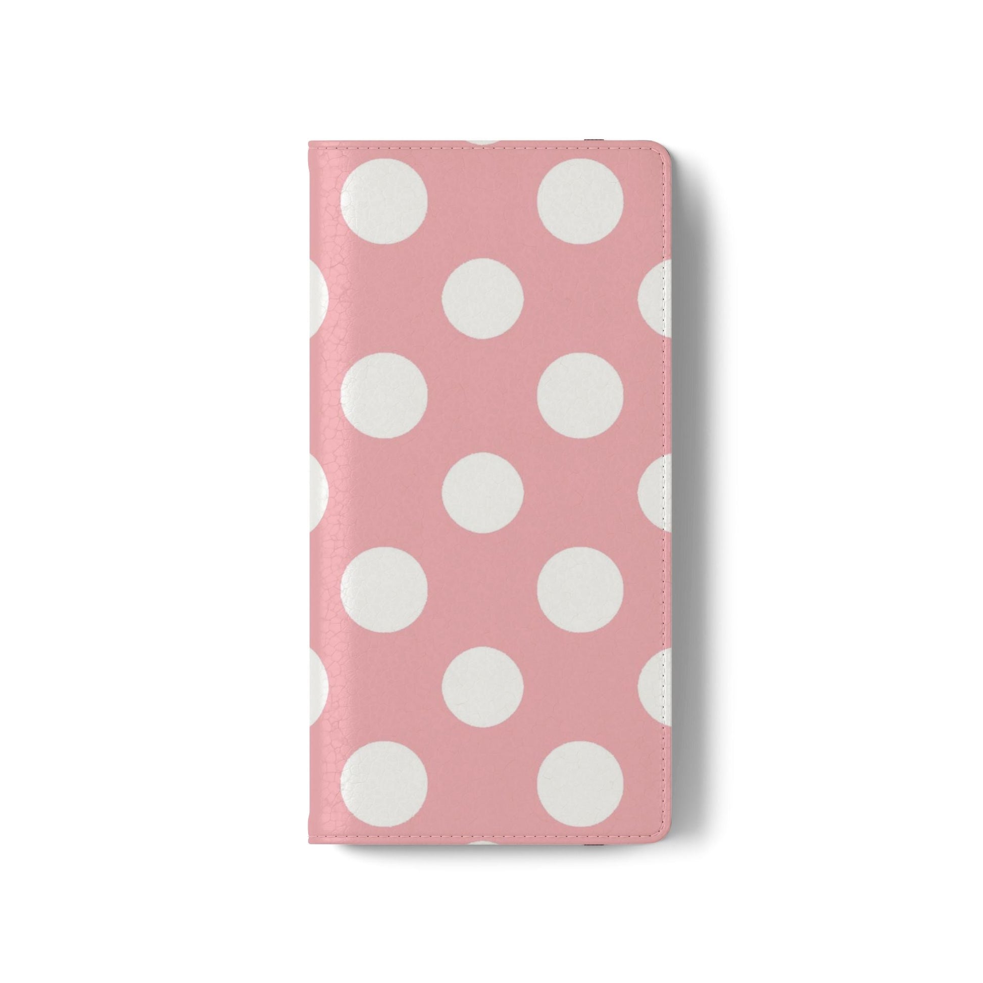 Pink Polka Dot Flip Cases, Artsulli - Art is Long, Life is Short, Phone Case, , , , , , , 