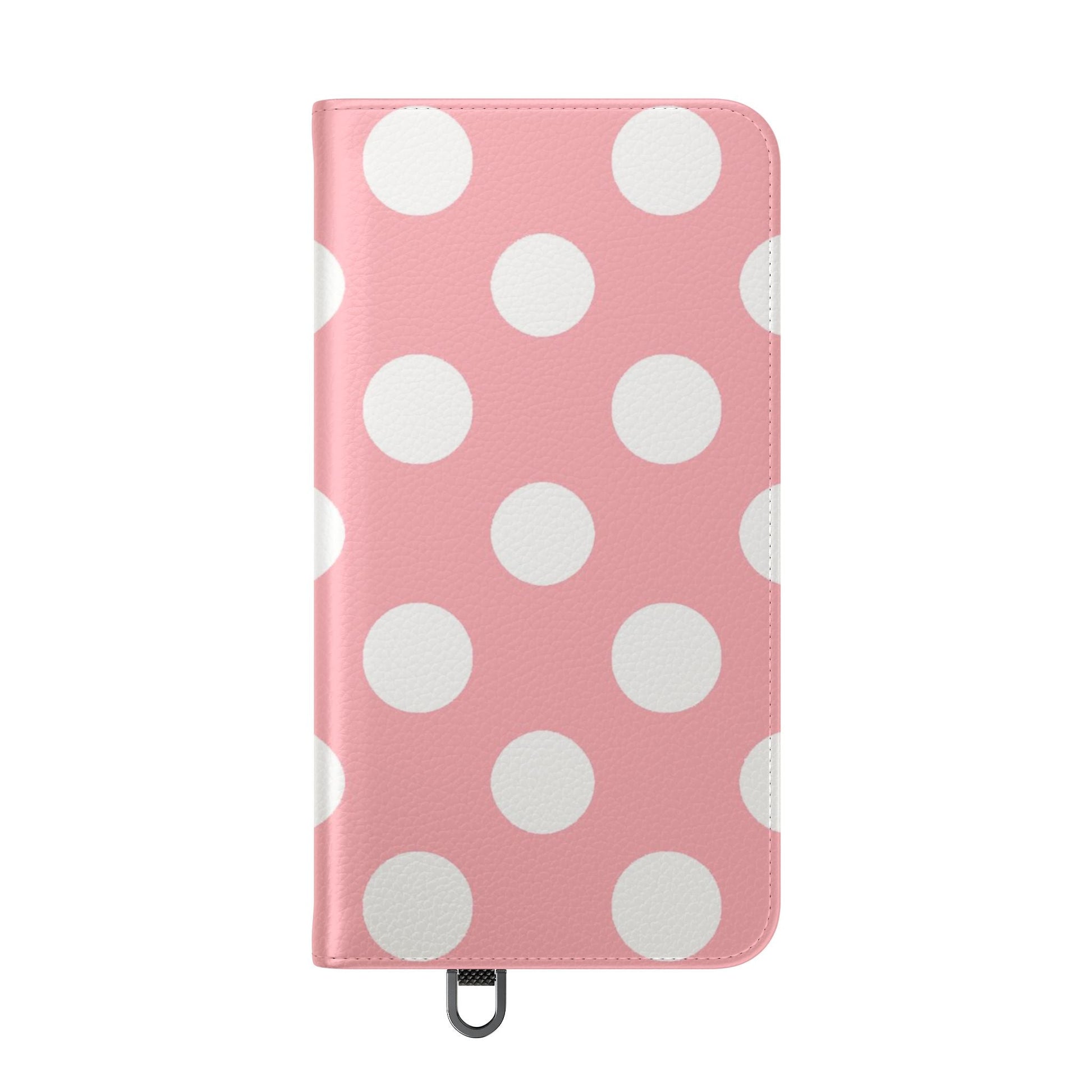Pink Polka Dot Flip Cases, Artsulli - Art is Long, Life is Short, Phone Case, , , , , , , 