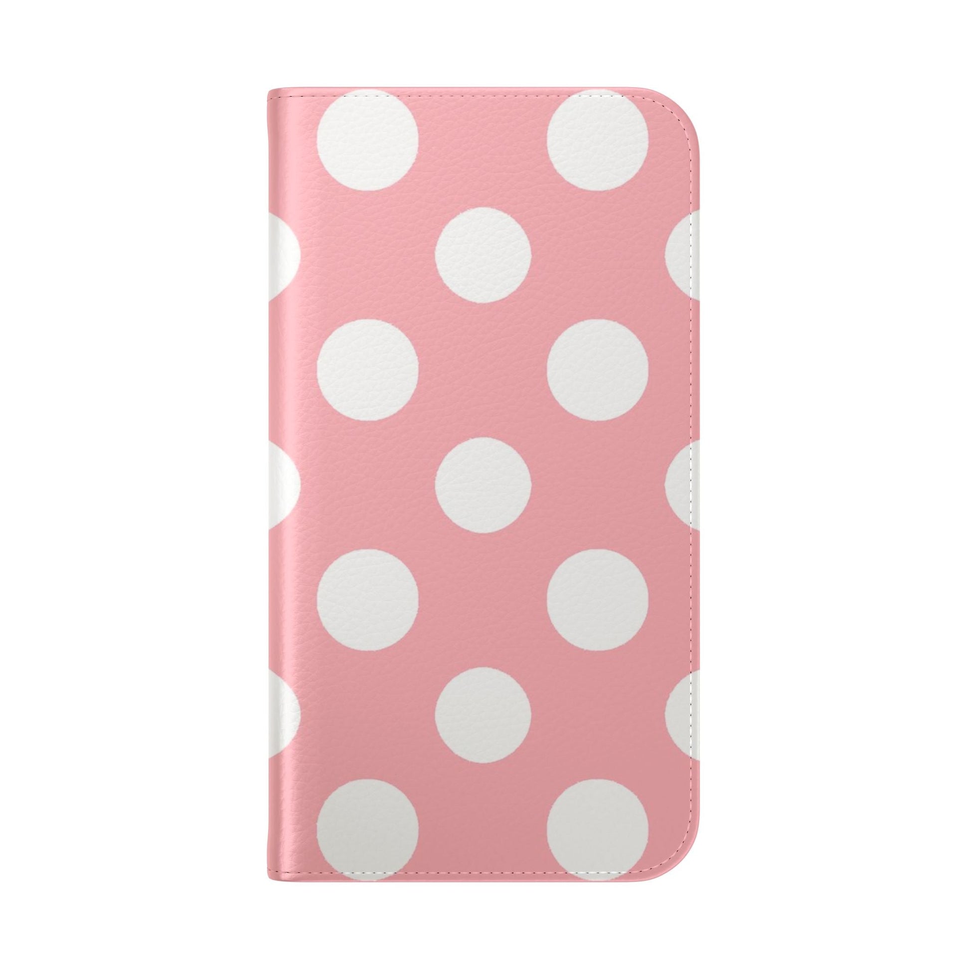 Pink Polka Dot Flip Cases, Artsulli - Art is Long, Life is Short, Phone Case, , , , , , , 