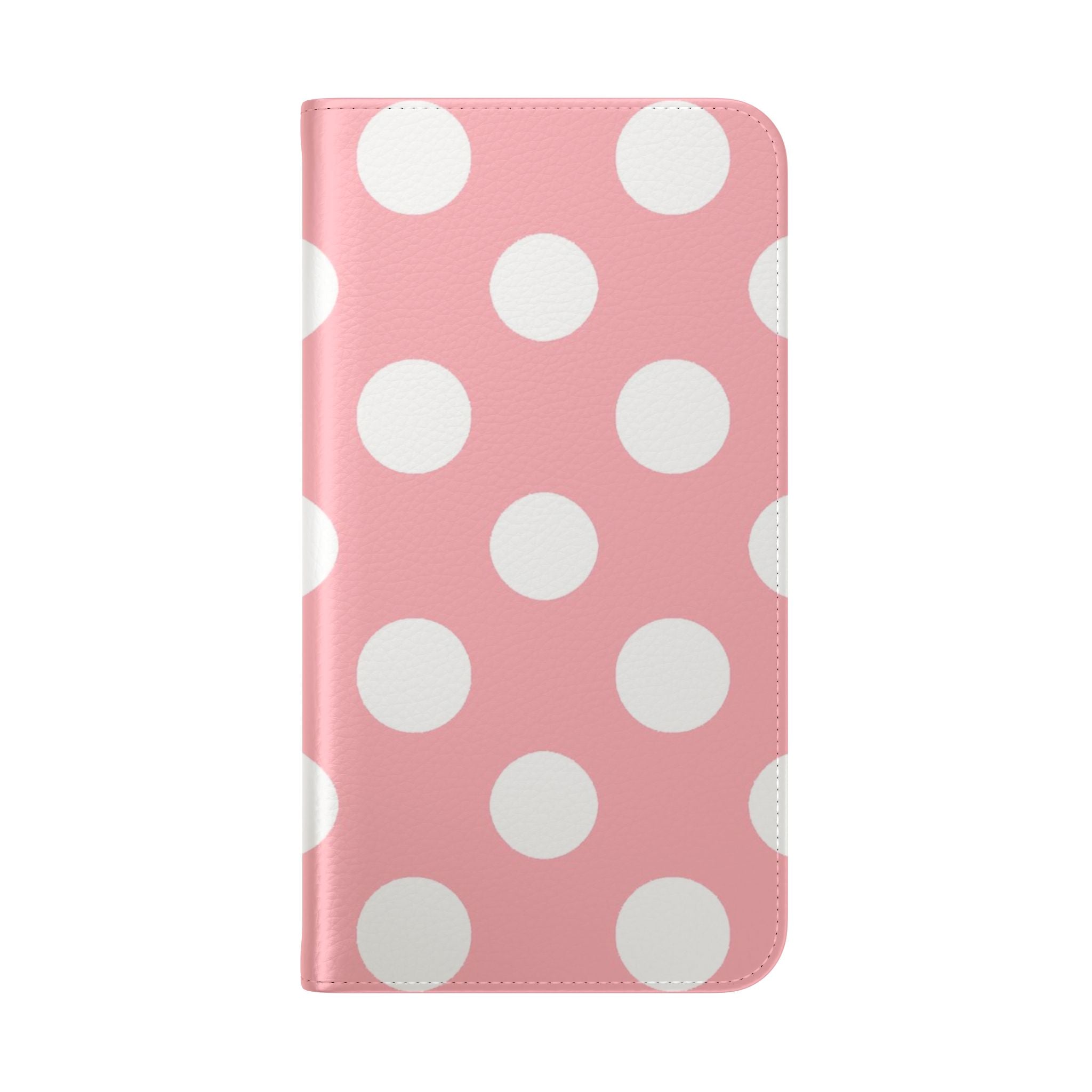 Pink Polka Dot Flip Cases, Artsulli - Art is Long, Life is Short, Phone Case, , , , , , , 
