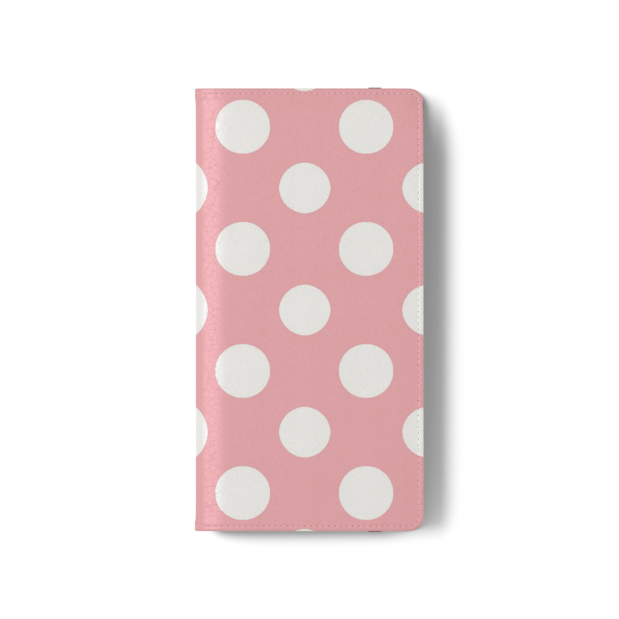 Pink Polka Dot Flip Cases, Artsulli - Art is Long, Life is Short, Phone Case, , , , , , , 