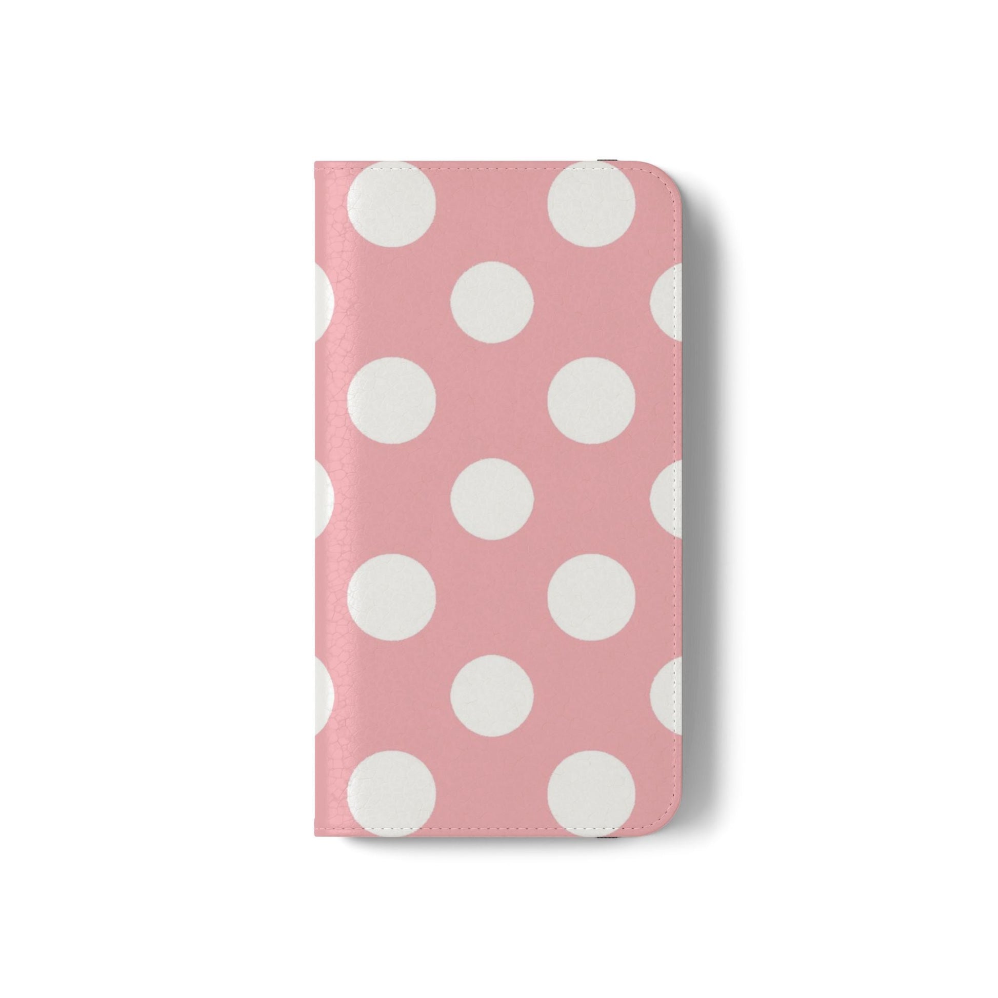 Pink Polka Dot Flip Cases, Artsulli - Art is Long, Life is Short, Phone Case, , , , , , , 