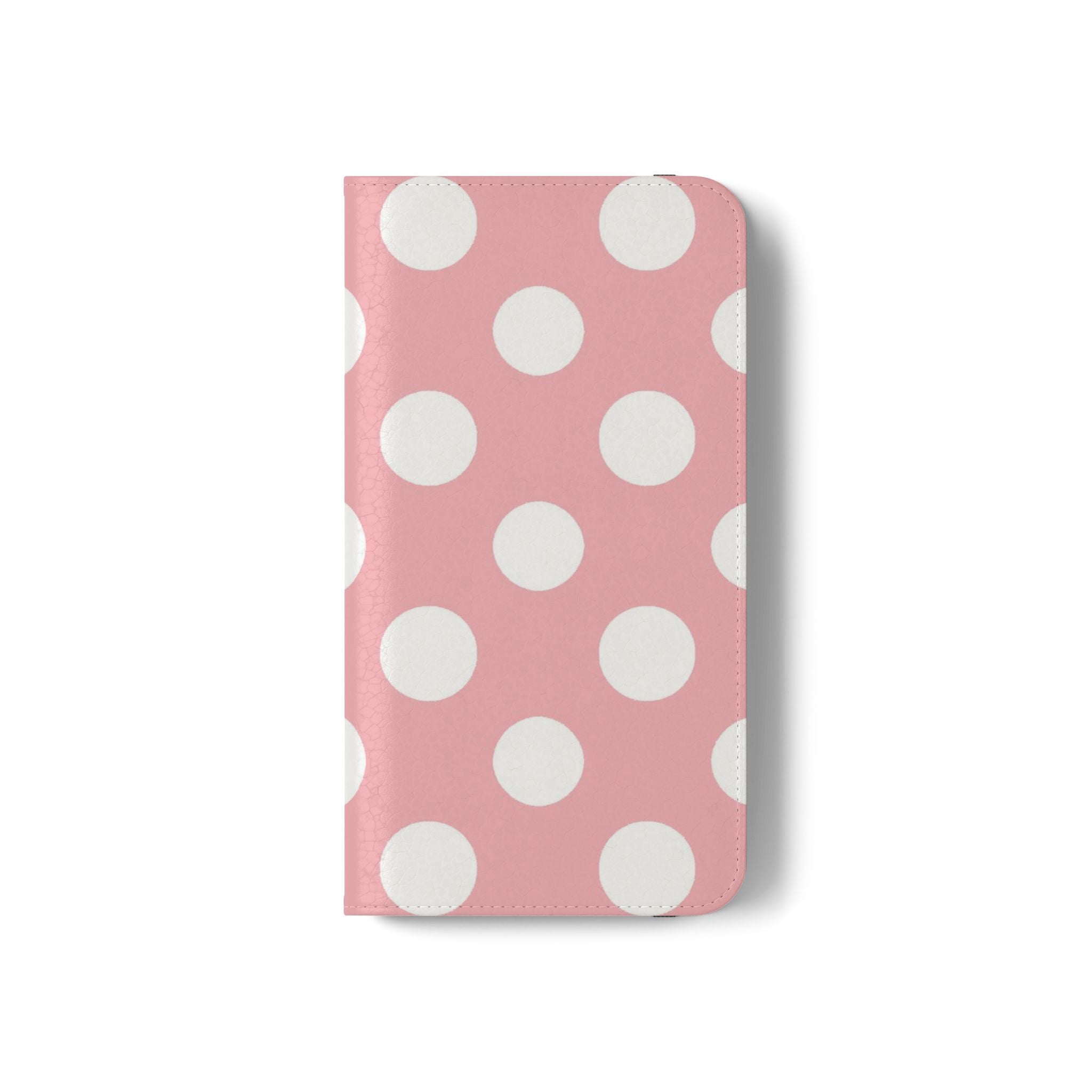 Pink Polka Dot Flip Cases, Artsulli - Art is Long, Life is Short, Phone Case, , , , , , , 