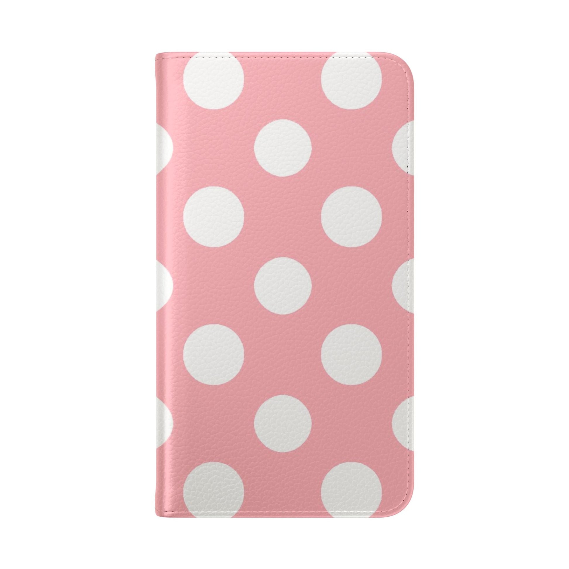 Pink Polka Dot Flip Cases, Artsulli - Art is Long, Life is Short, Phone Case, , , , , , , 