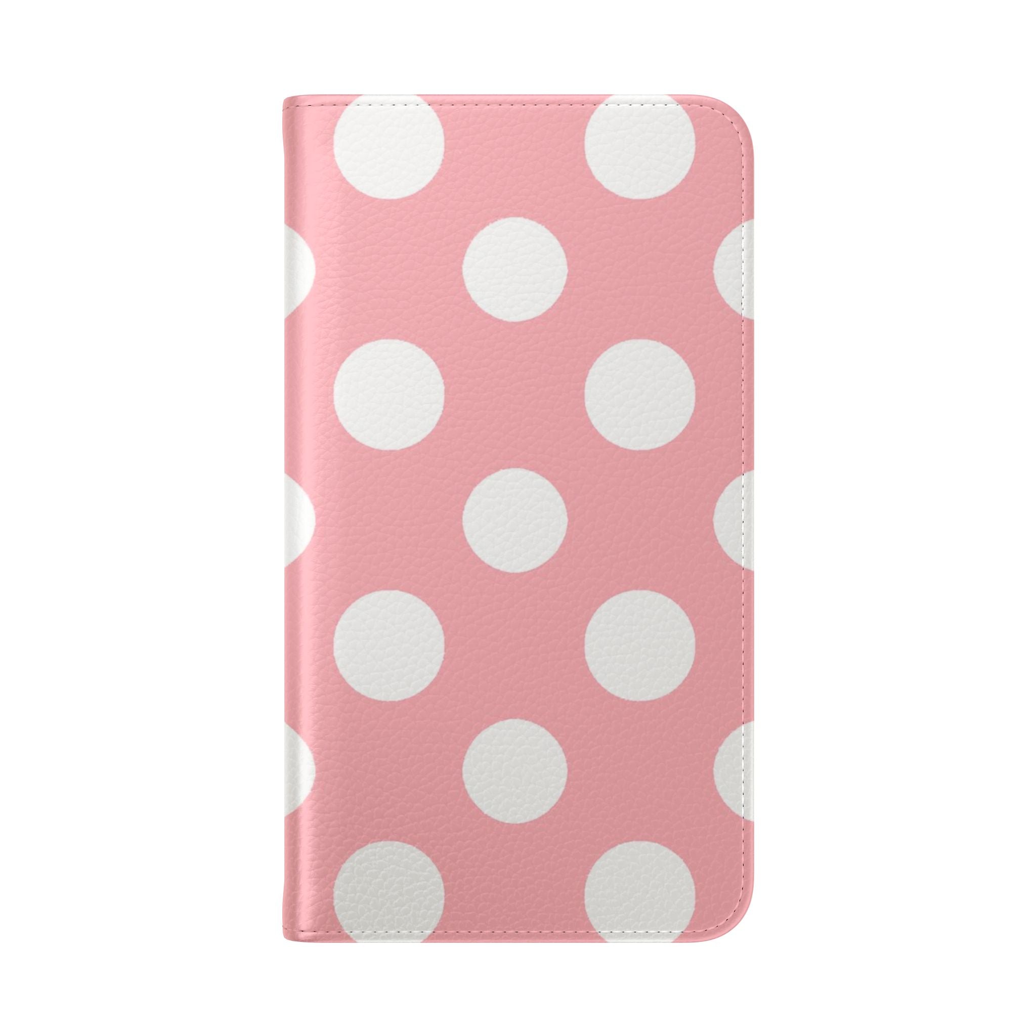 Pink Polka Dot Flip Cases, Artsulli - Art is Long, Life is Short, Phone Case, , , , , , , 