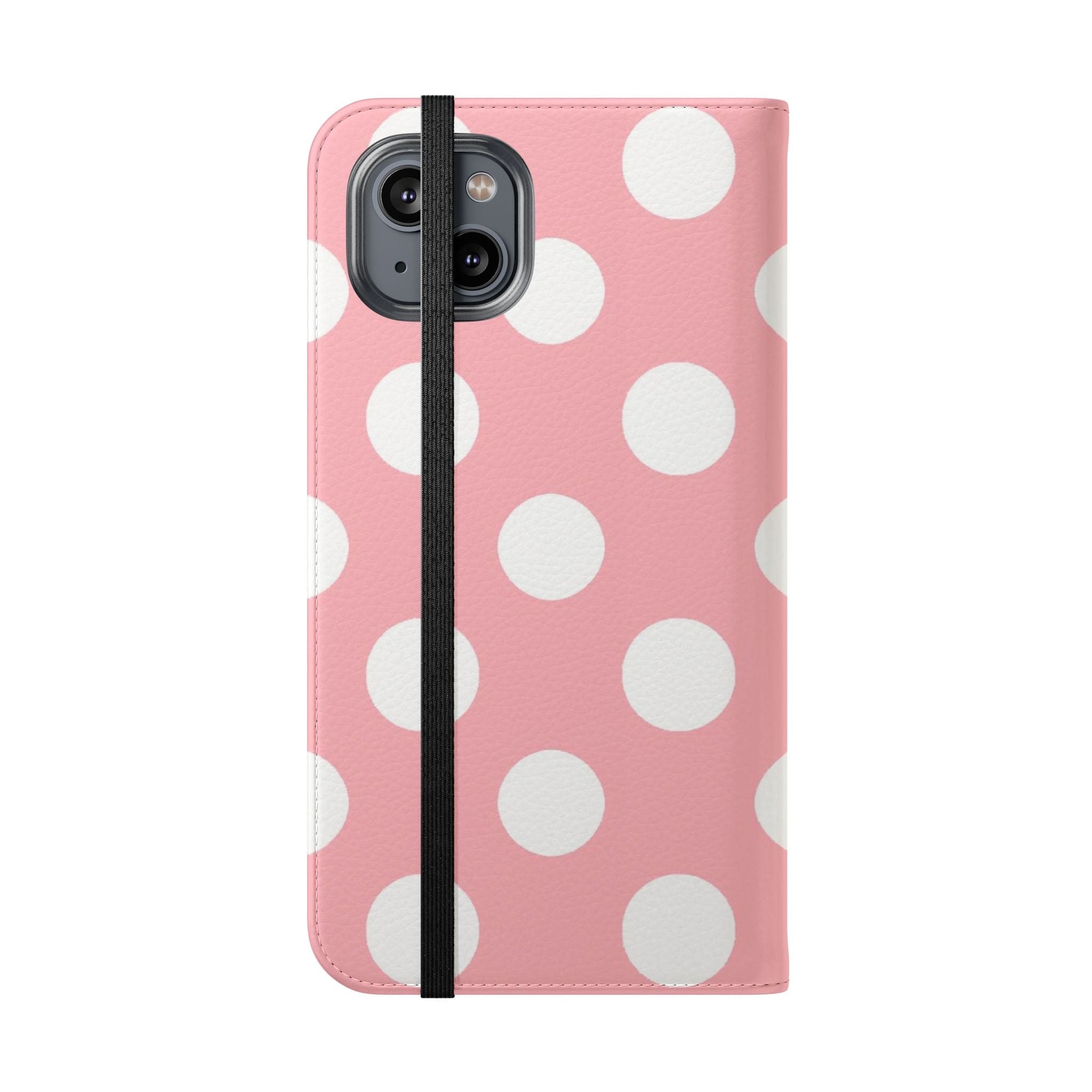 Pink Polka Dot Flip Cases, Artsulli - Art is Long, Life is Short, Phone Case, , , , , , , 