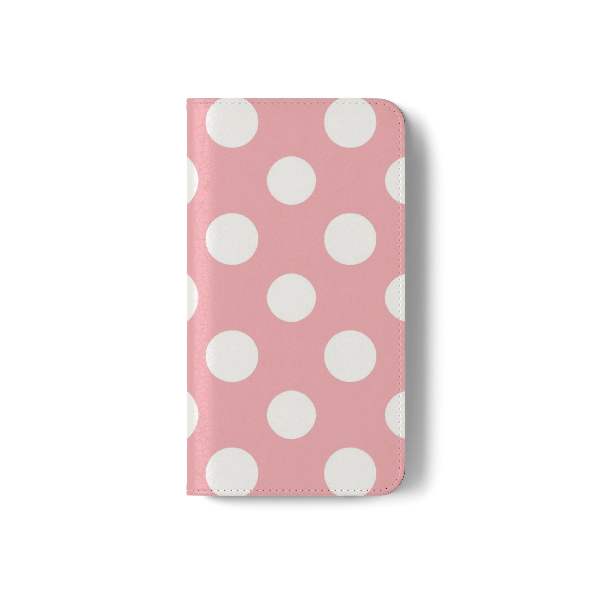 Pink Polka Dot Flip Cases, Artsulli - Art is Long, Life is Short, Phone Case, , , , , , , 