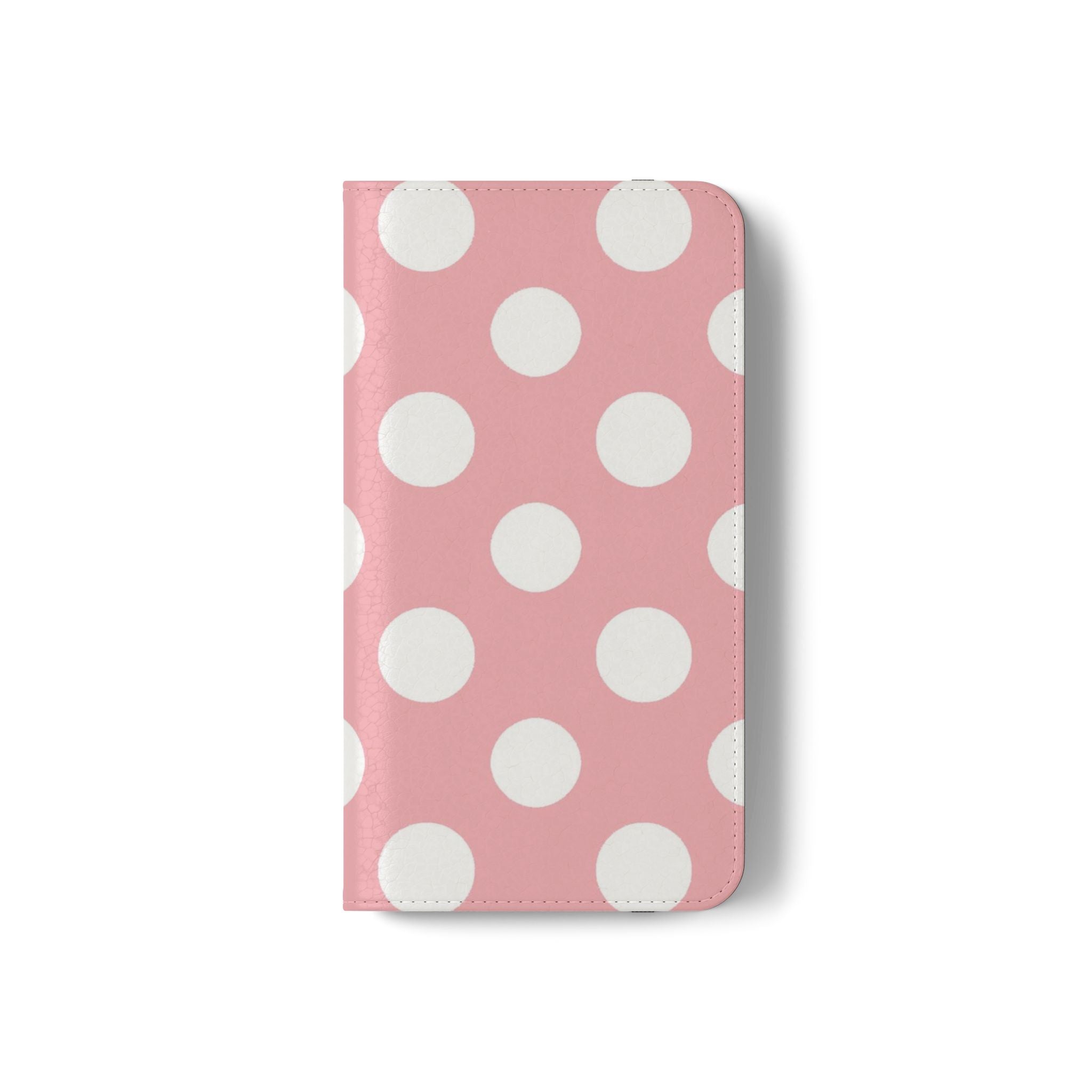 Pink Polka Dot Flip Cases, Artsulli - Art is Long, Life is Short, Phone Case, , , , , , , 