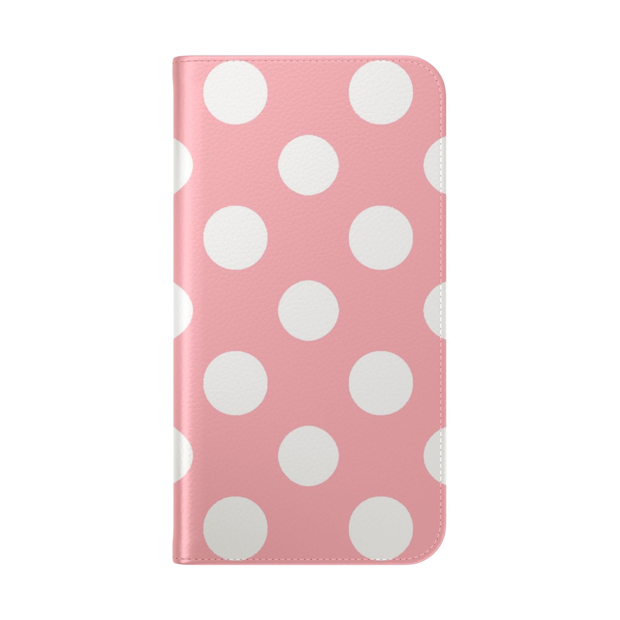 Pink Polka Dot Flip Cases, Artsulli - Art is Long, Life is Short, Phone Case, , , , , , , 