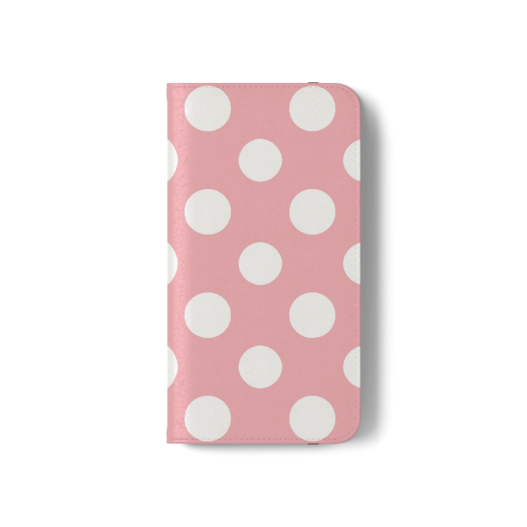 Pink Polka Dot Flip Cases, Artsulli - Art is Long, Life is Short, Phone Case, , , , , , , 
