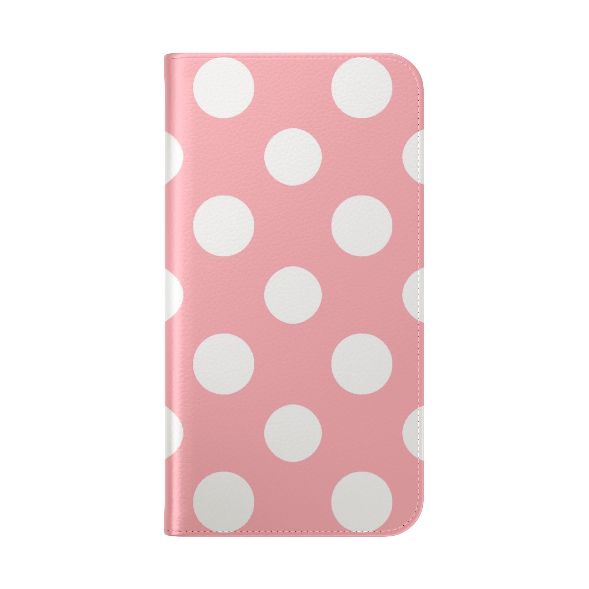 Pink Polka Dot Flip Cases, Artsulli - Art is Long, Life is Short, Phone Case, , , , , , , 