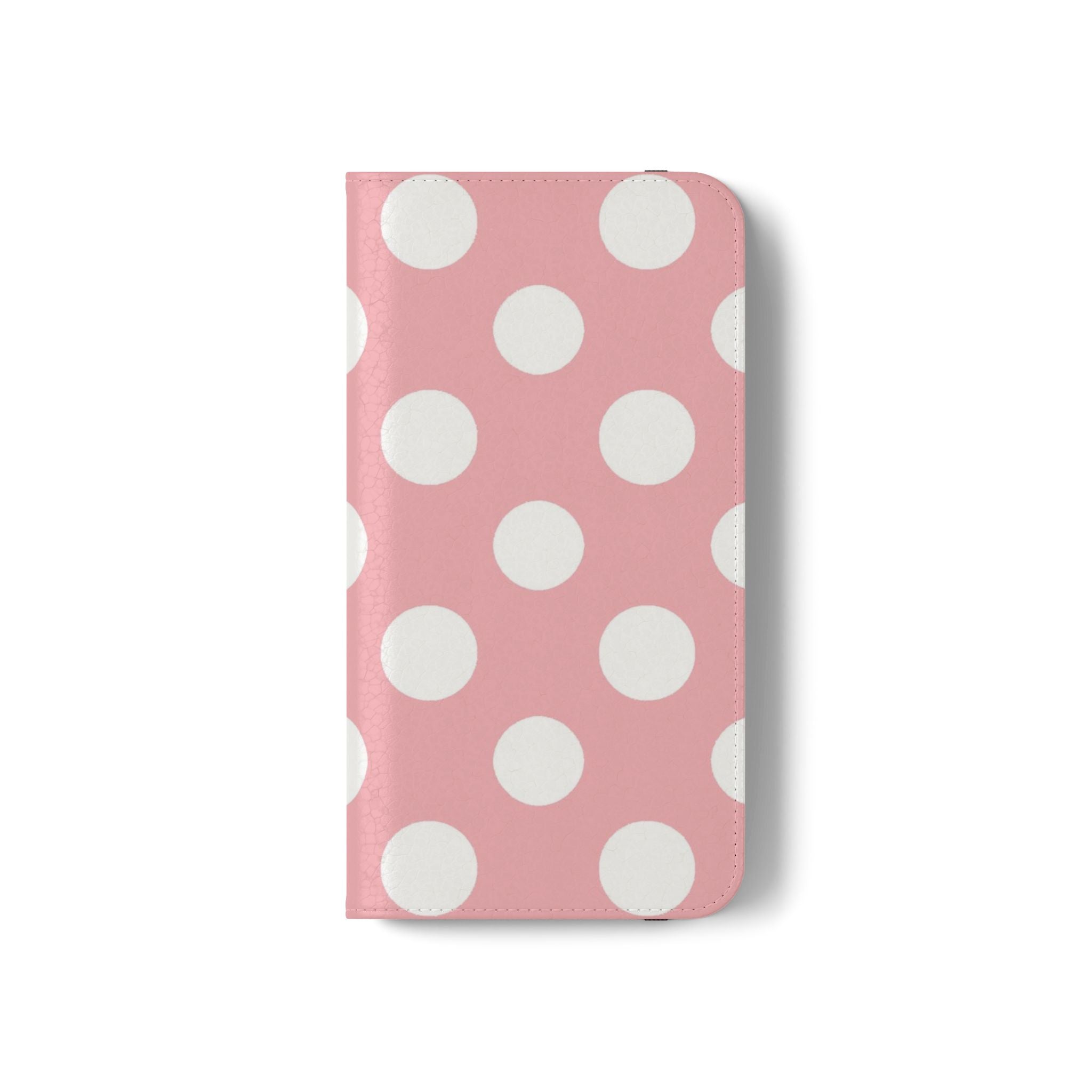 Pink Polka Dot Flip Cases, Artsulli - Art is Long, Life is Short, Phone Case, , , , , , , 