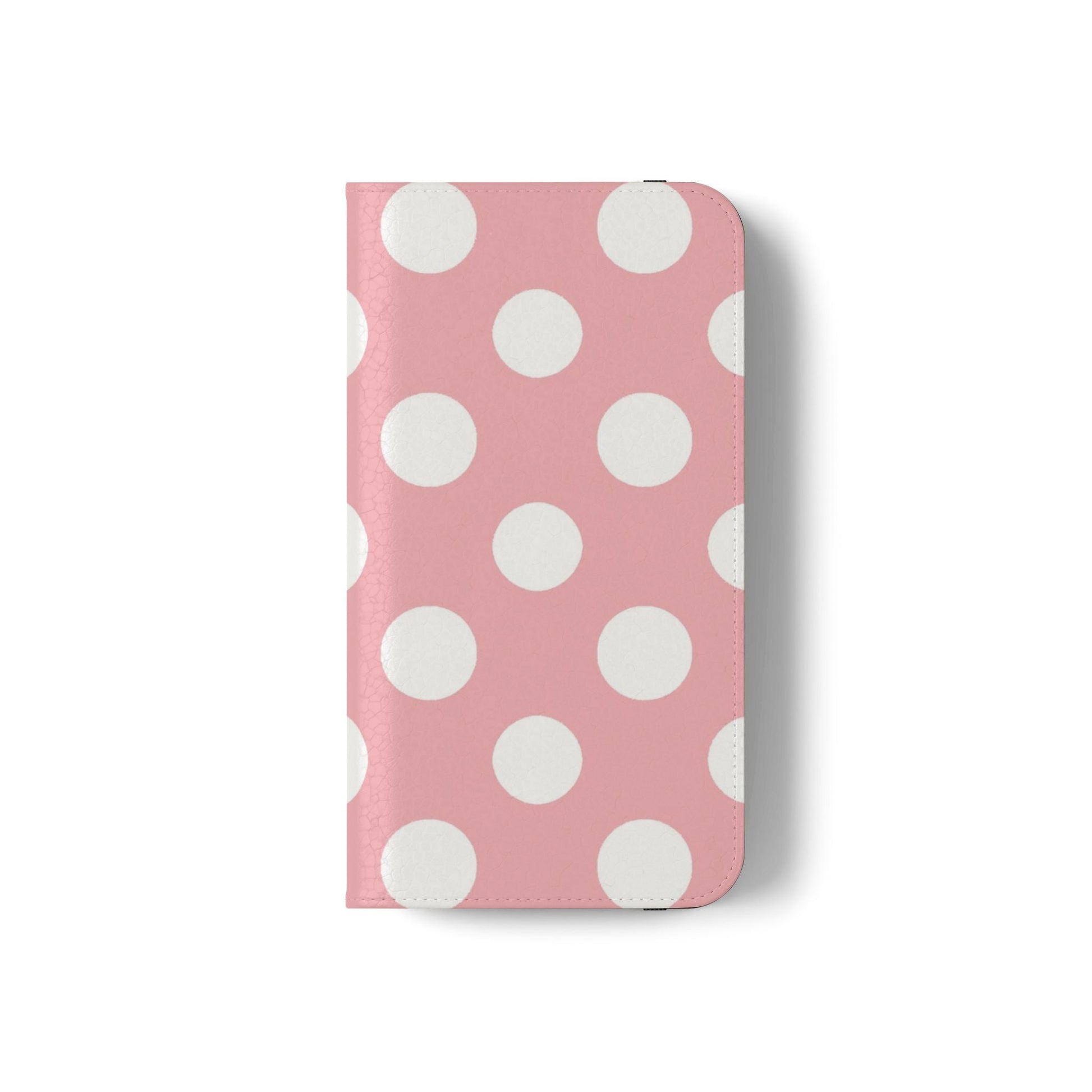 Pink Polka Dot Flip Cases, Artsulli - Art is Long, Life is Short, Phone Case, , , , , , , 