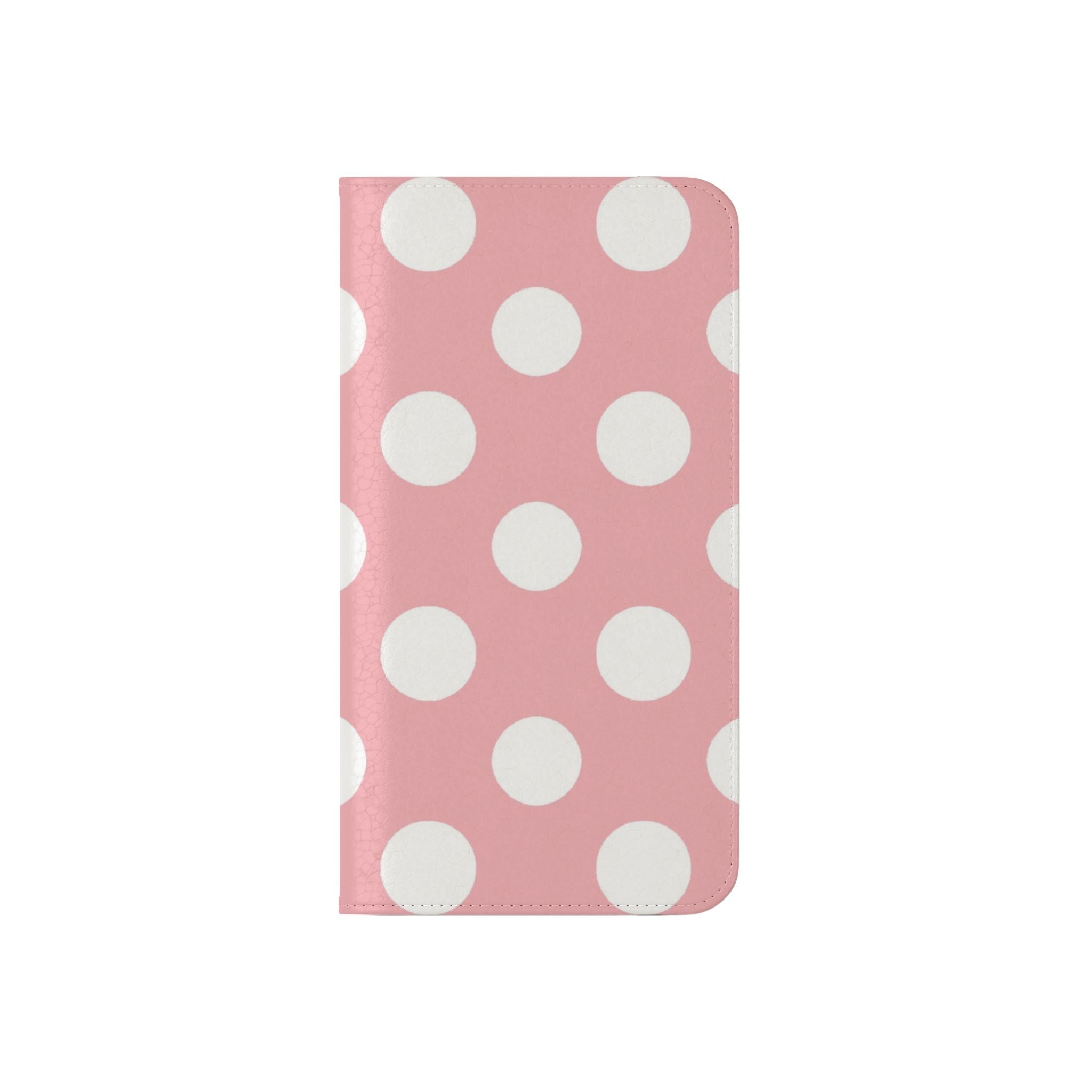 Pink Polka Dot Flip Cases, Artsulli - Art is Long, Life is Short, Phone Case, , , , , , , 