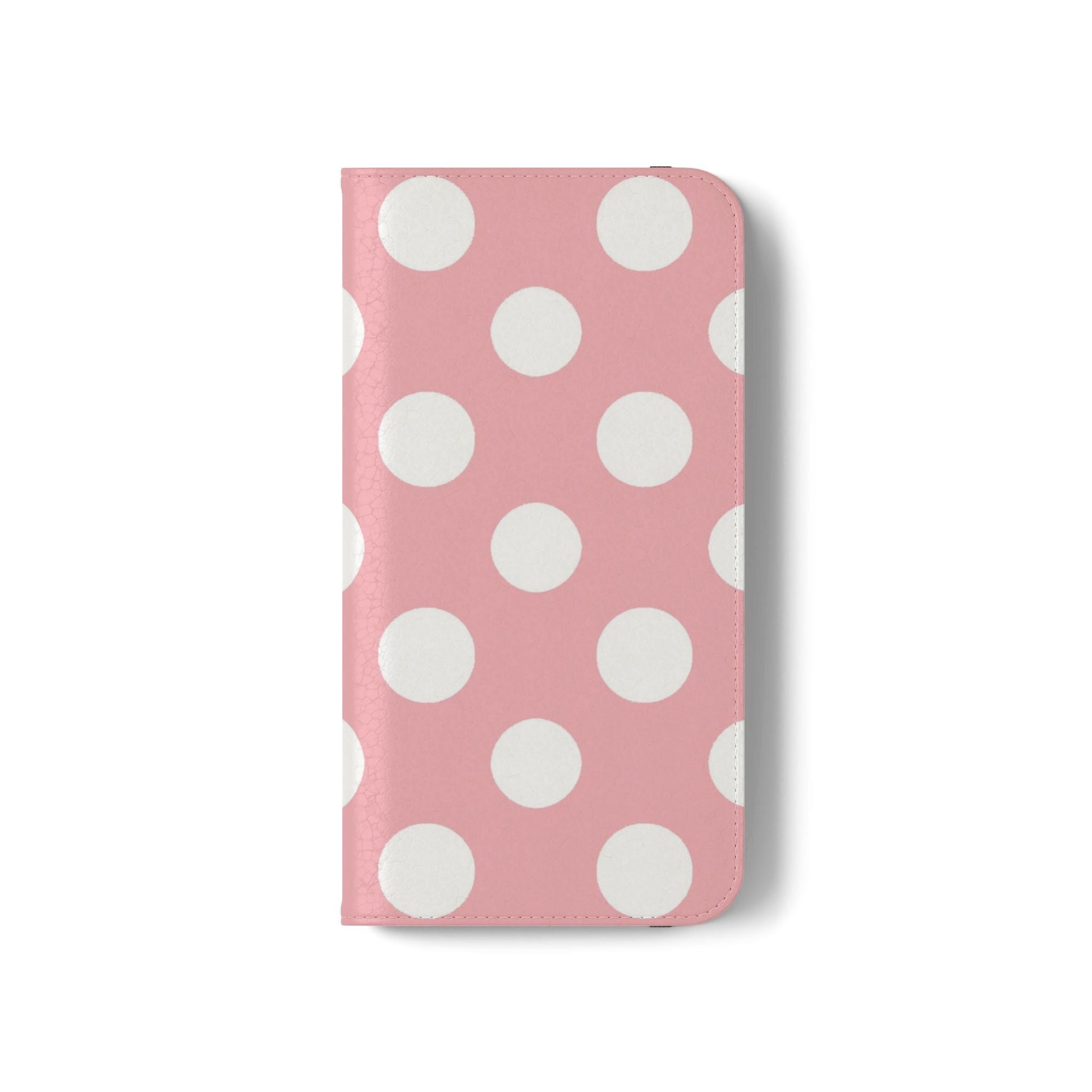 Pink Polka Dot Flip Cases, Artsulli - Art is Long, Life is Short, Phone Case, , , , , , , 