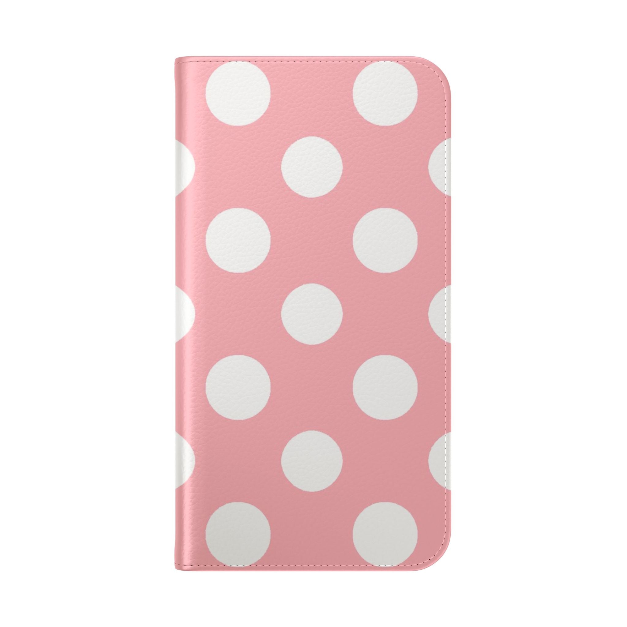 Pink Polka Dot Flip Cases, Artsulli - Art is Long, Life is Short, Phone Case, , , , , , , 