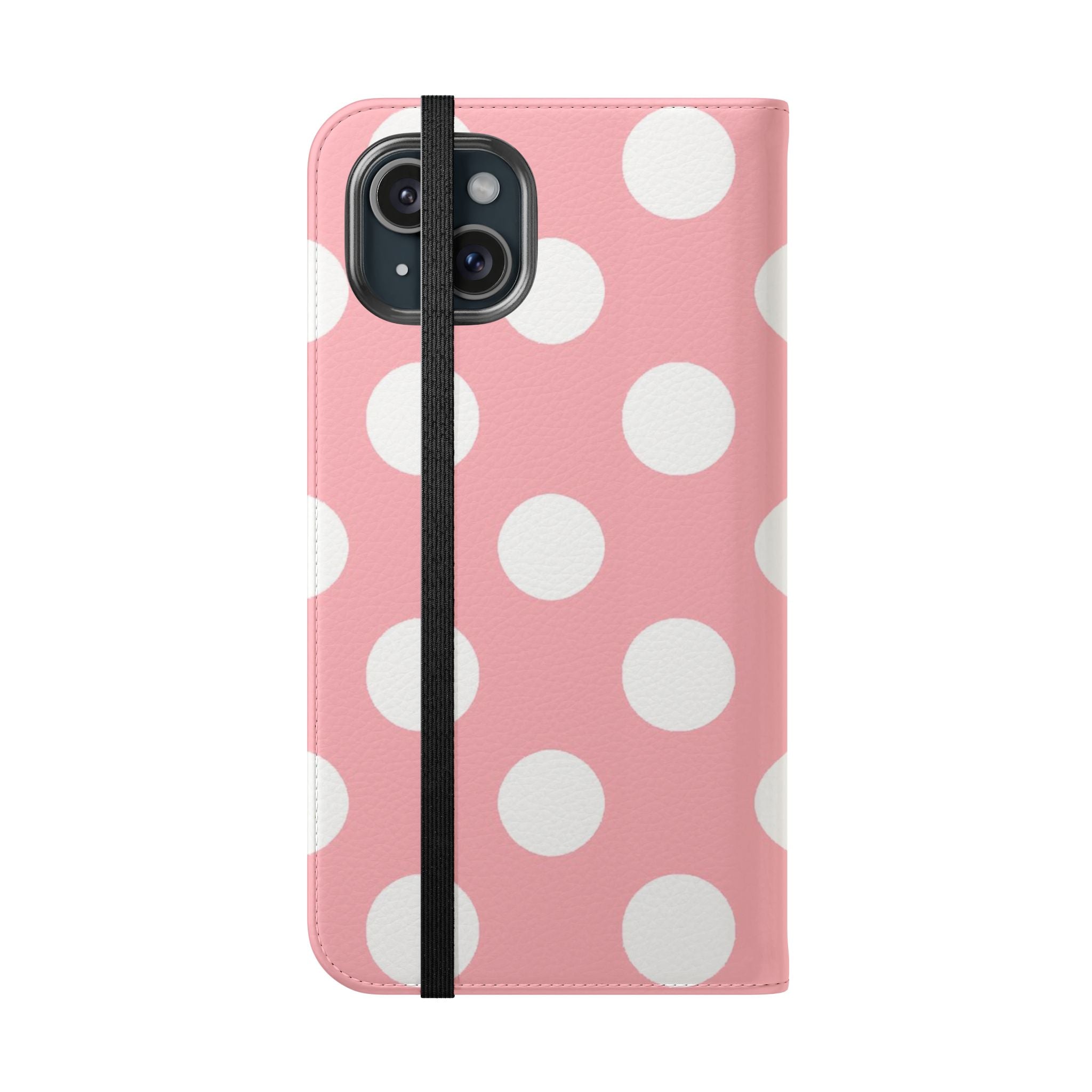 Pink Polka Dot Flip Cases, Artsulli - Art is Long, Life is Short, Phone Case, , , , , , , 