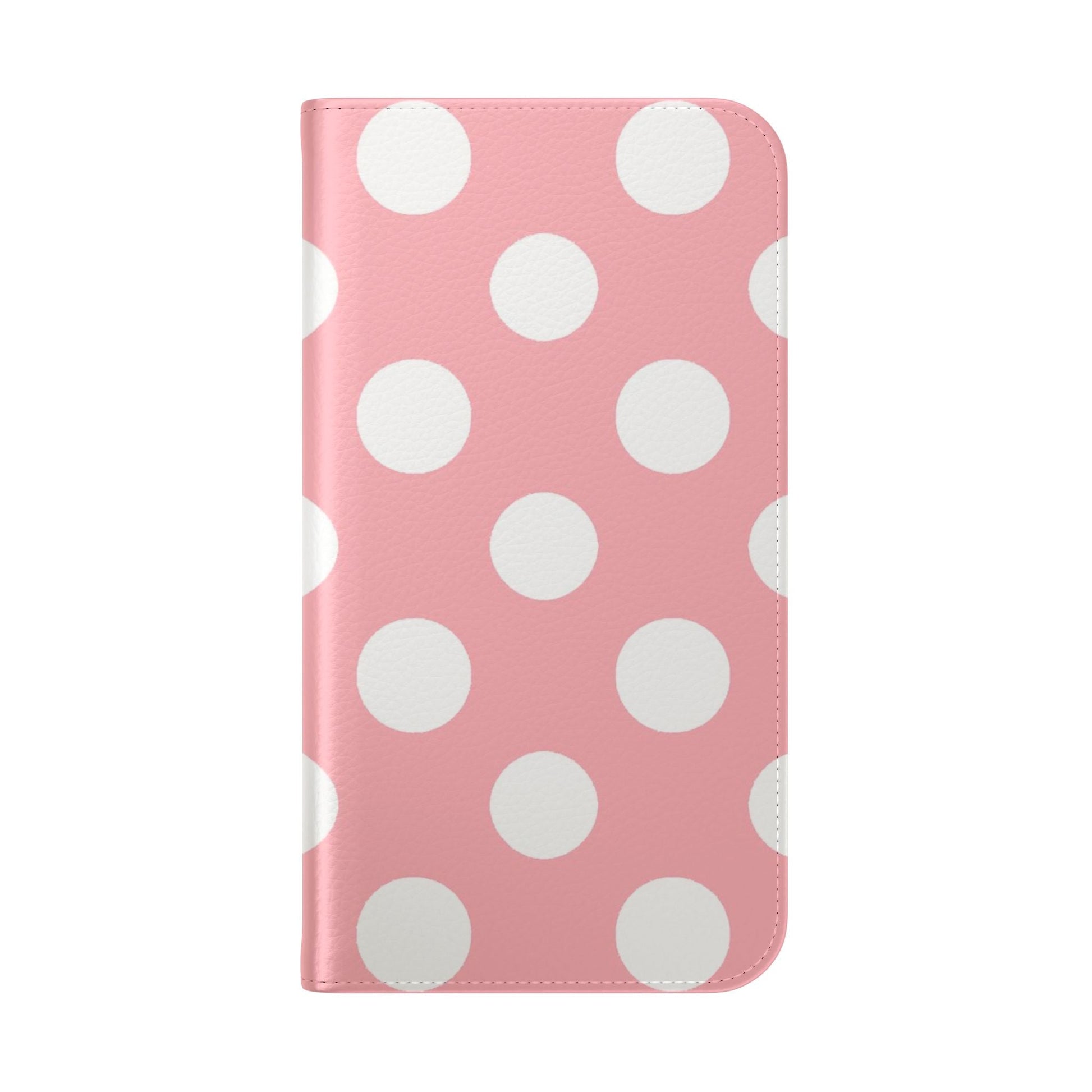Pink Polka Dot Flip Cases, Artsulli - Art is Long, Life is Short, Phone Case, , , , , , , 