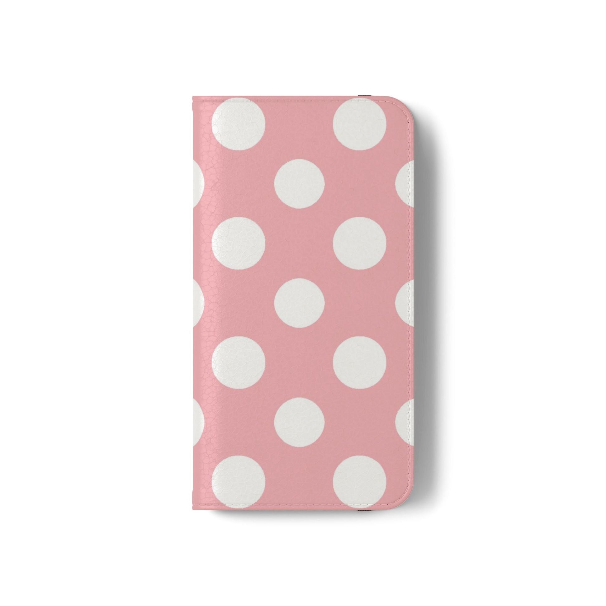 Pink Polka Dot Flip Cases, Artsulli - Art is Long, Life is Short, Phone Case, , , , , , , 