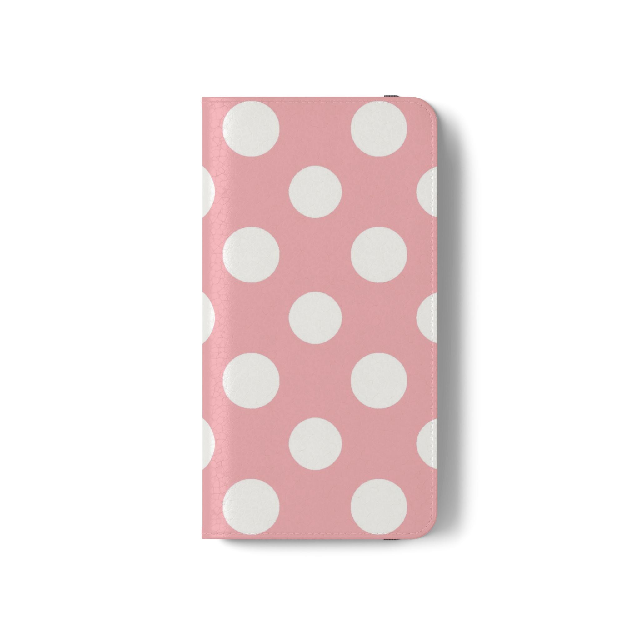 Pink Polka Dot Flip Cases, Artsulli - Art is Long, Life is Short, Phone Case, , , , , , , 