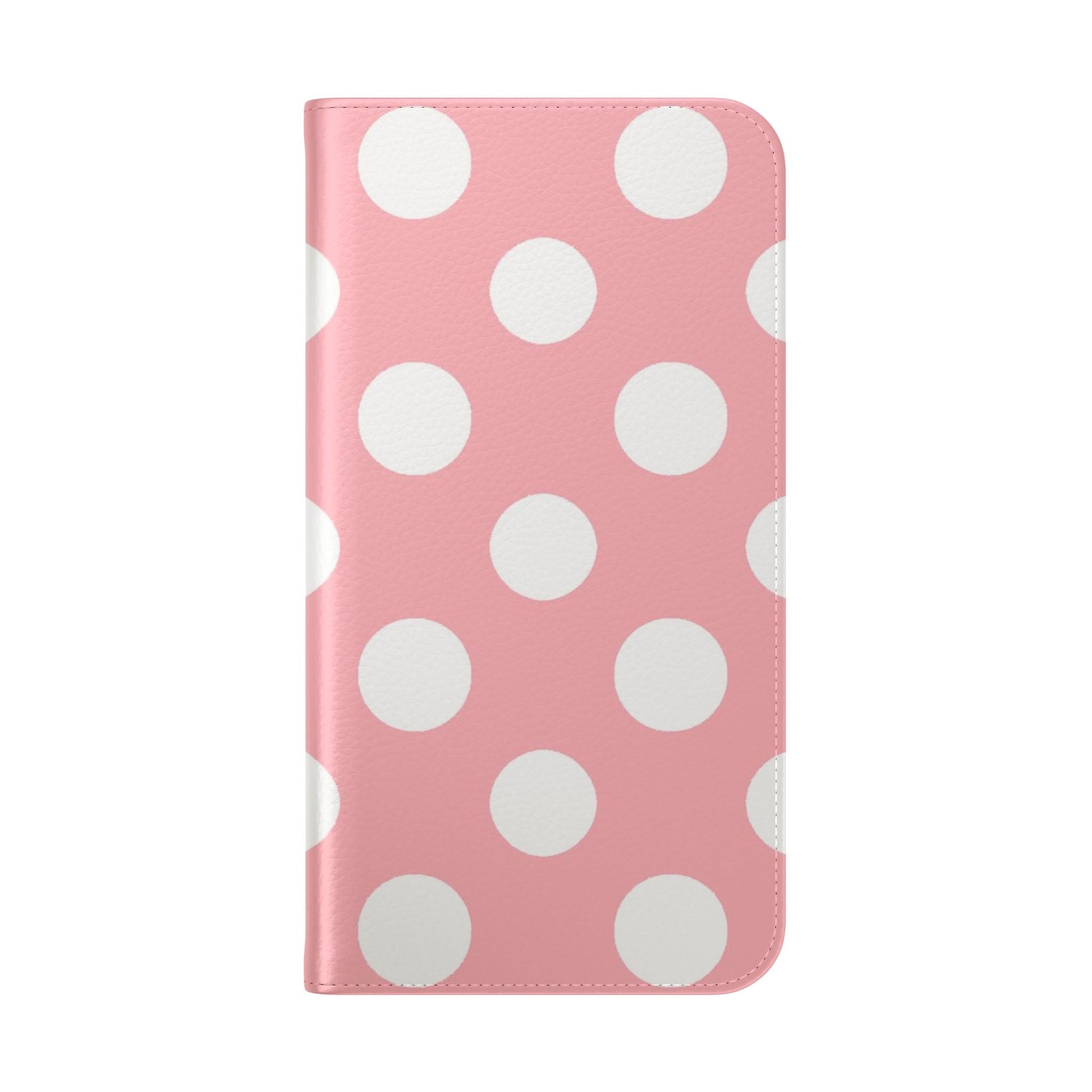 Pink Polka Dot Flip Cases, Artsulli - Art is Long, Life is Short, Phone Case, , , , , , , 