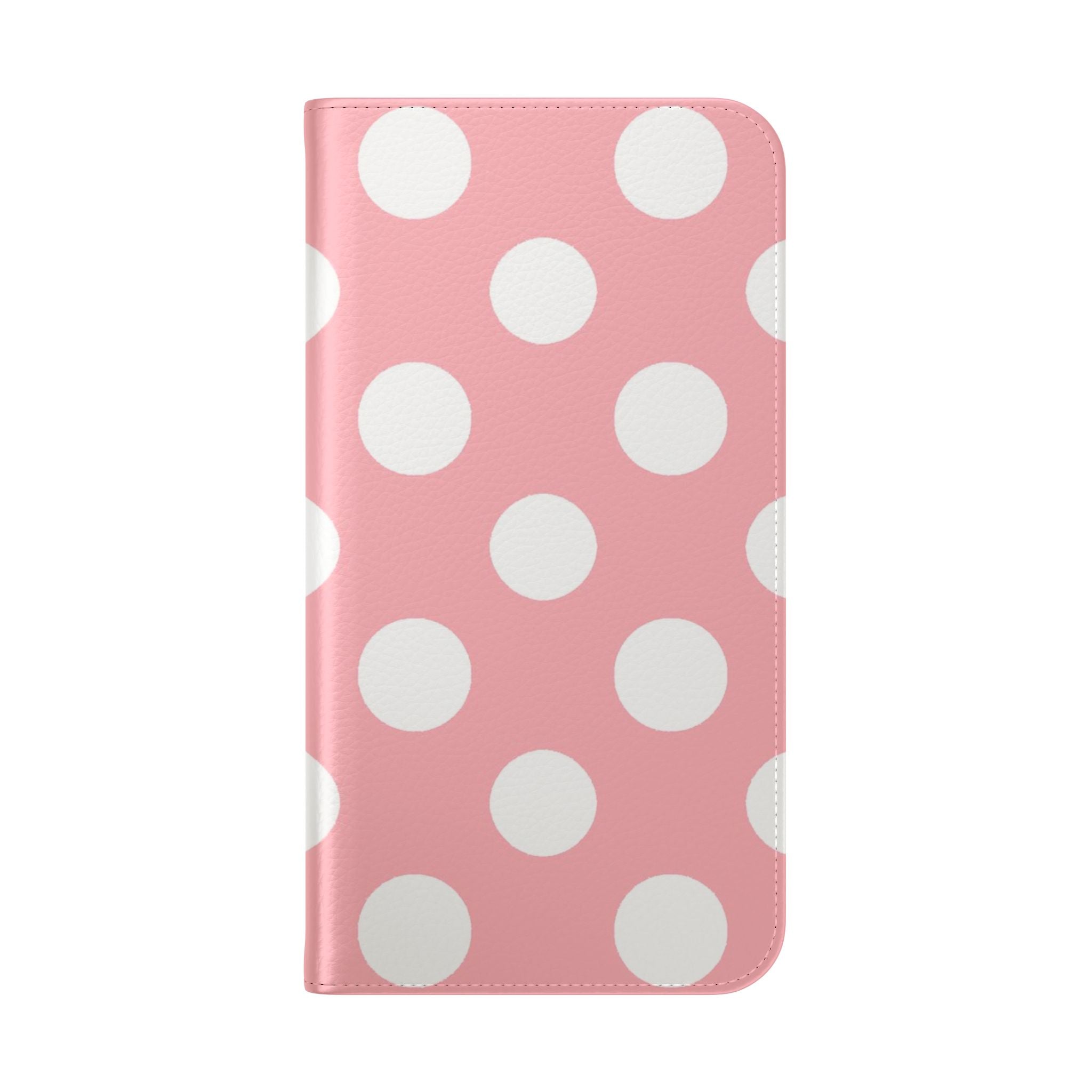 Pink Polka Dot Flip Cases, Artsulli - Art is Long, Life is Short, Phone Case, , , , , , , 