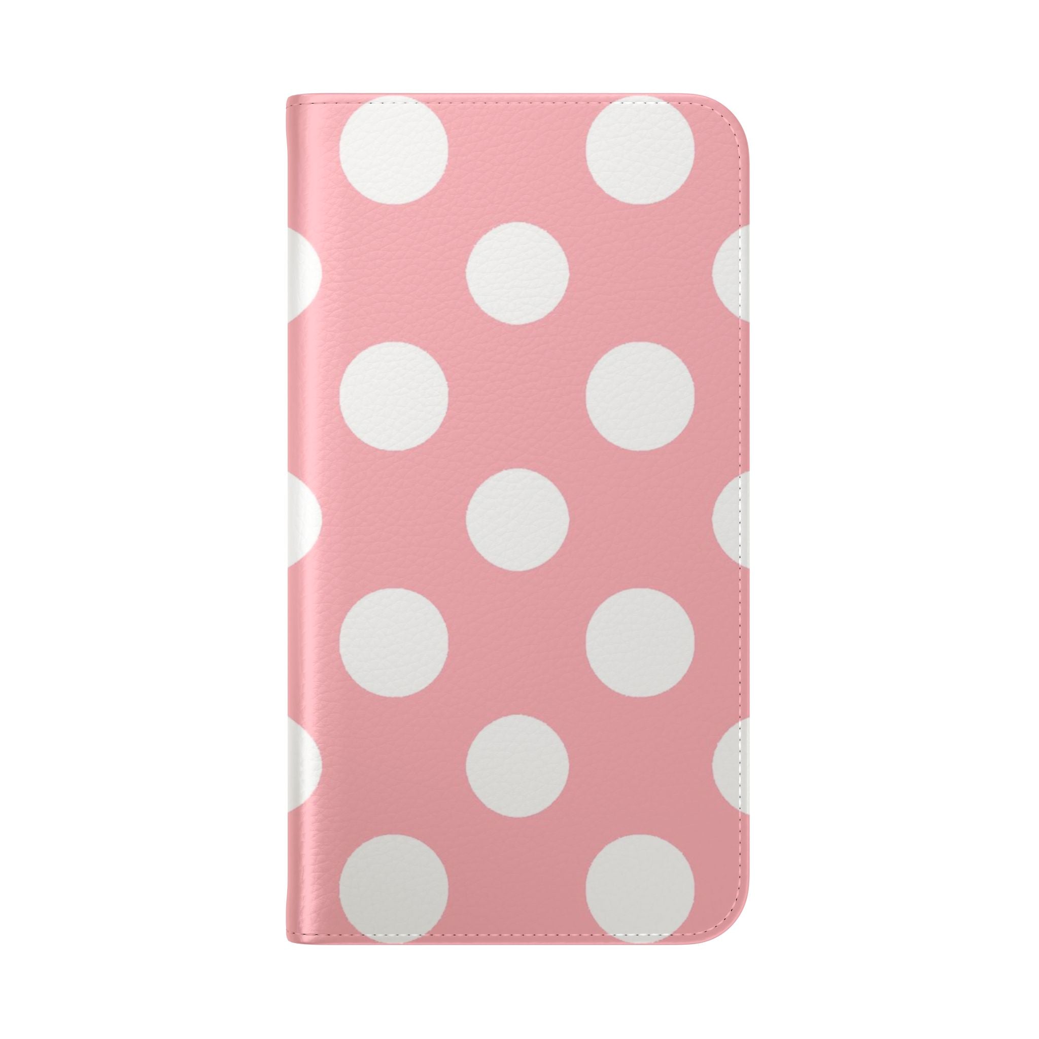 Pink Polka Dot Flip Cases, Artsulli - Art is Long, Life is Short, Phone Case, , , , , , , 