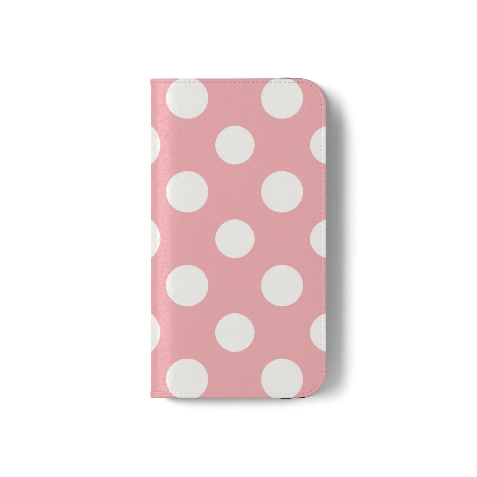 Pink Polka Dot Flip Cases, Artsulli - Art is Long, Life is Short, Phone Case, , , , , , , 