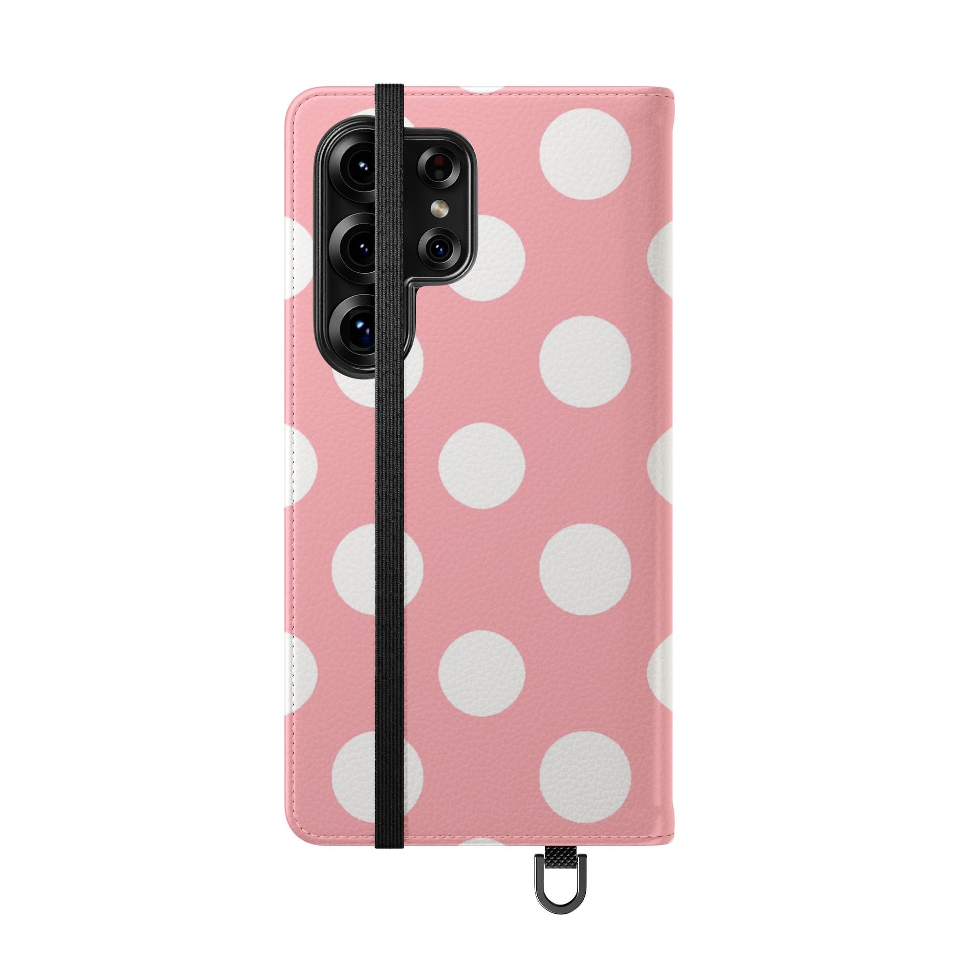 Pink Polka Dot Flip Cases, Artsulli - Art is Long, Life is Short, Phone Case, , , , , , , 