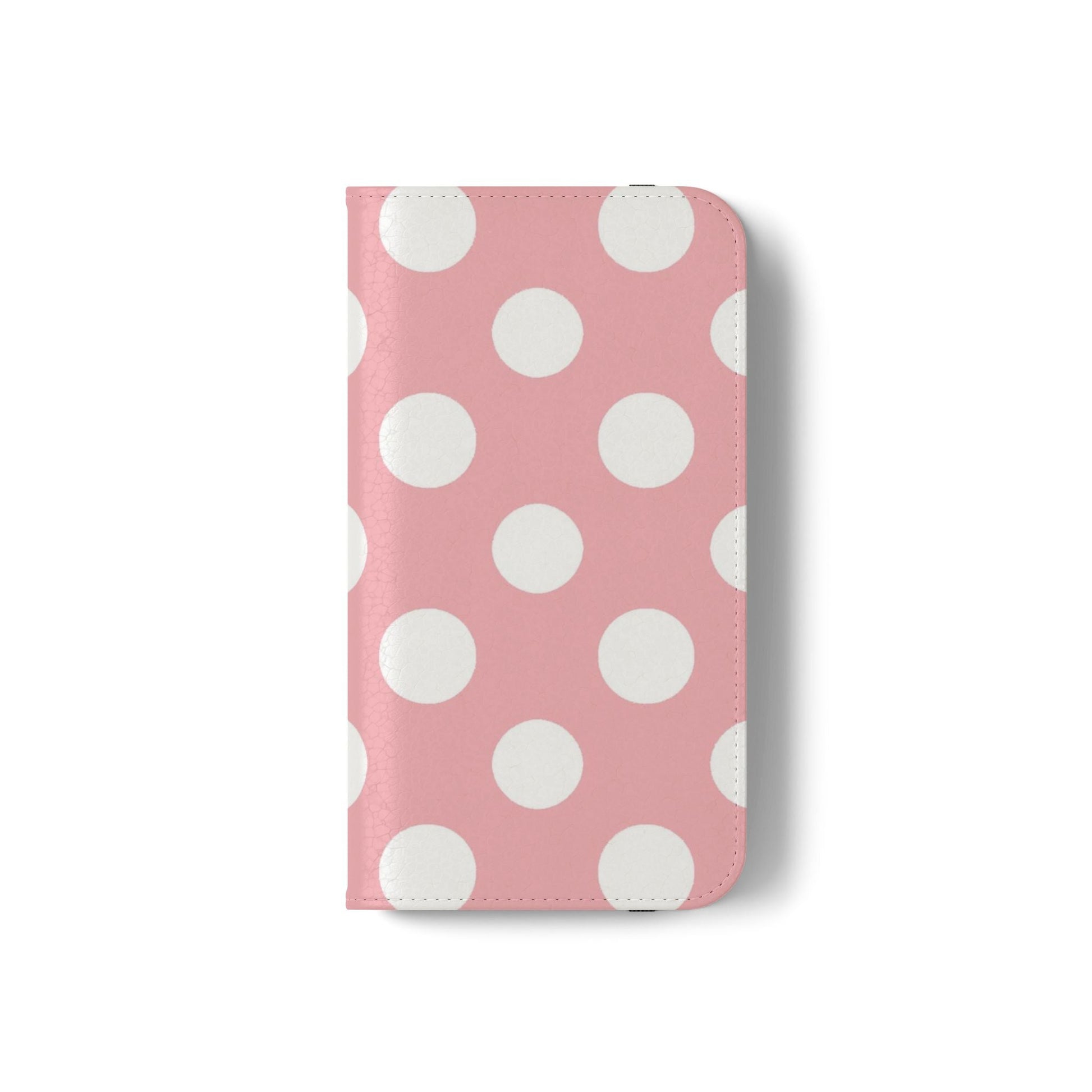 Pink Polka Dot Flip Cases, Artsulli - Art is Long, Life is Short, Phone Case, , , , , , , 