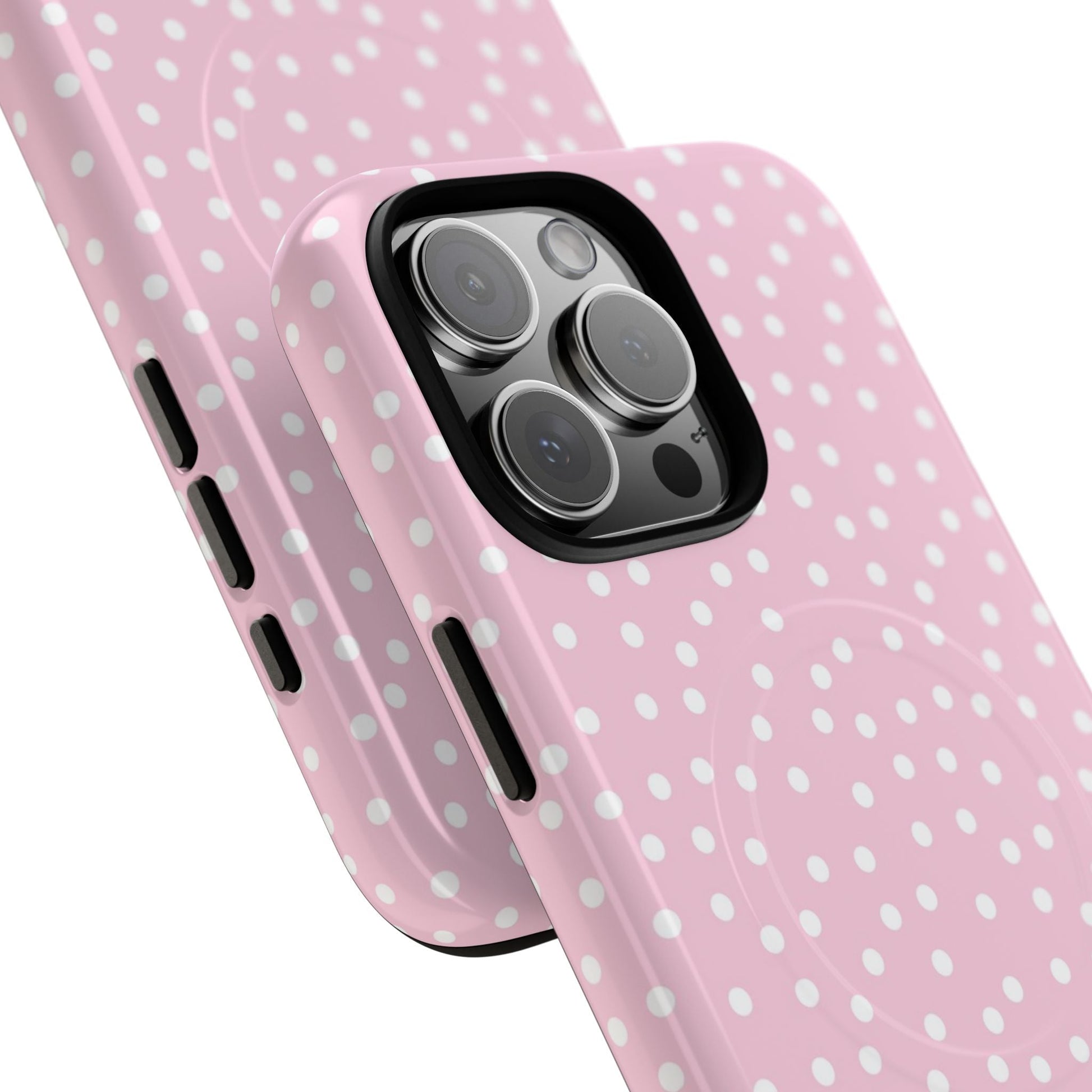 Pink Polka Dot MagSafe Phone Case, Artsulli - Art is Long, Life is Short, Phone Case, , , , , , , 