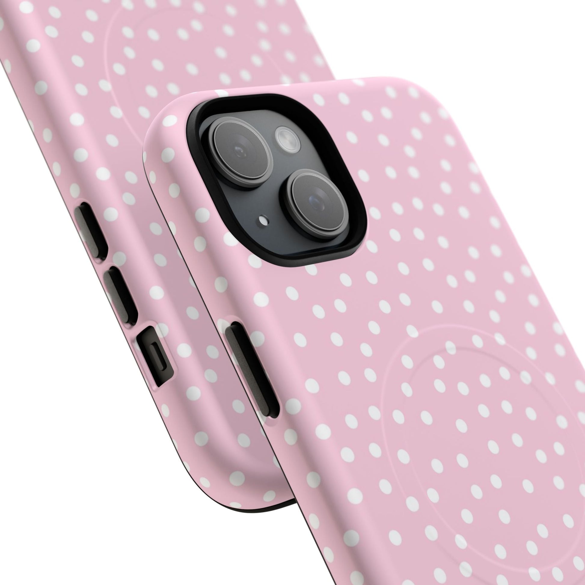 Pink Polka Dot MagSafe Phone Case, Artsulli - Art is Long, Life is Short, Phone Case, , , , , , , 