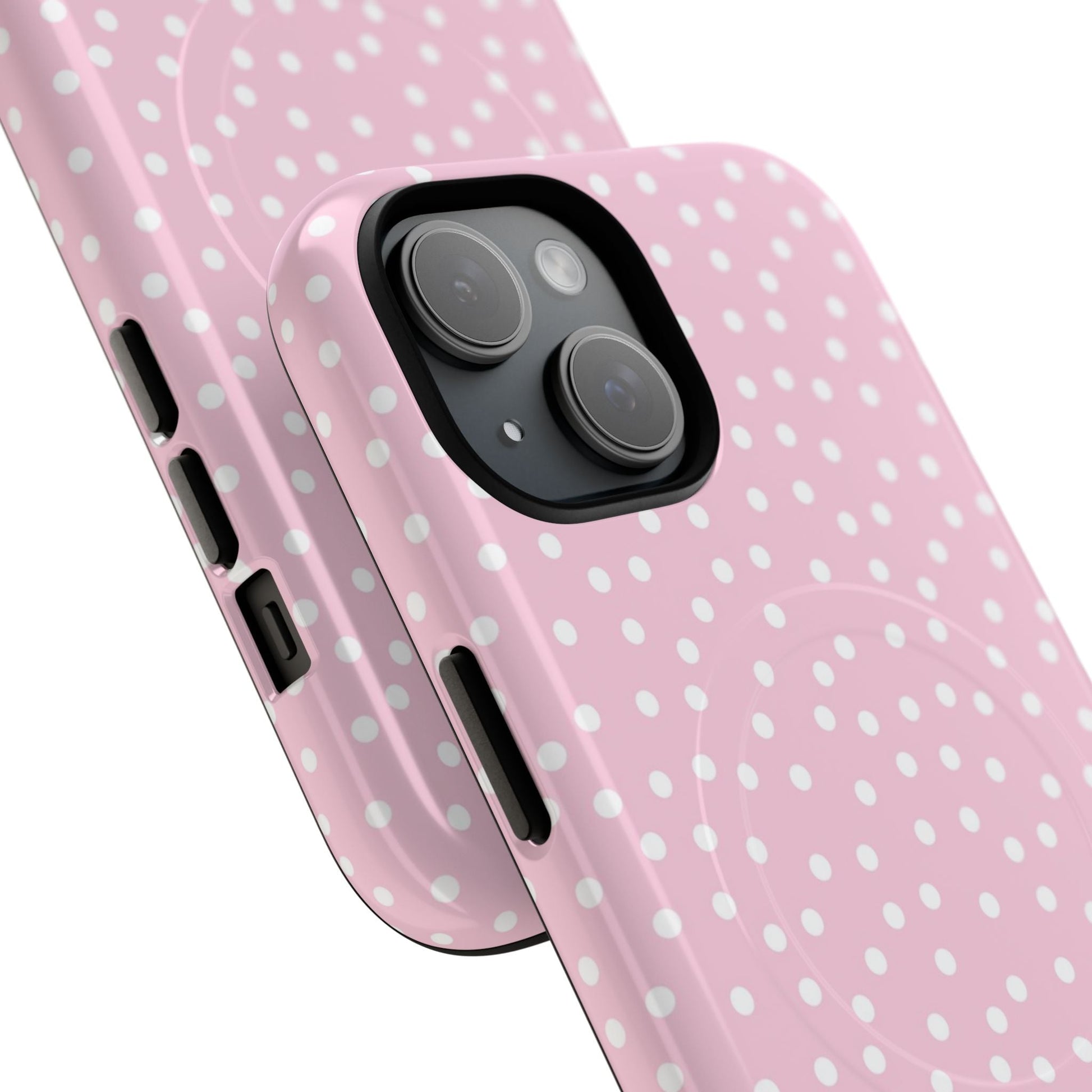 Pink Polka Dot MagSafe Phone Case, Artsulli - Art is Long, Life is Short, Phone Case, , , , , , , 