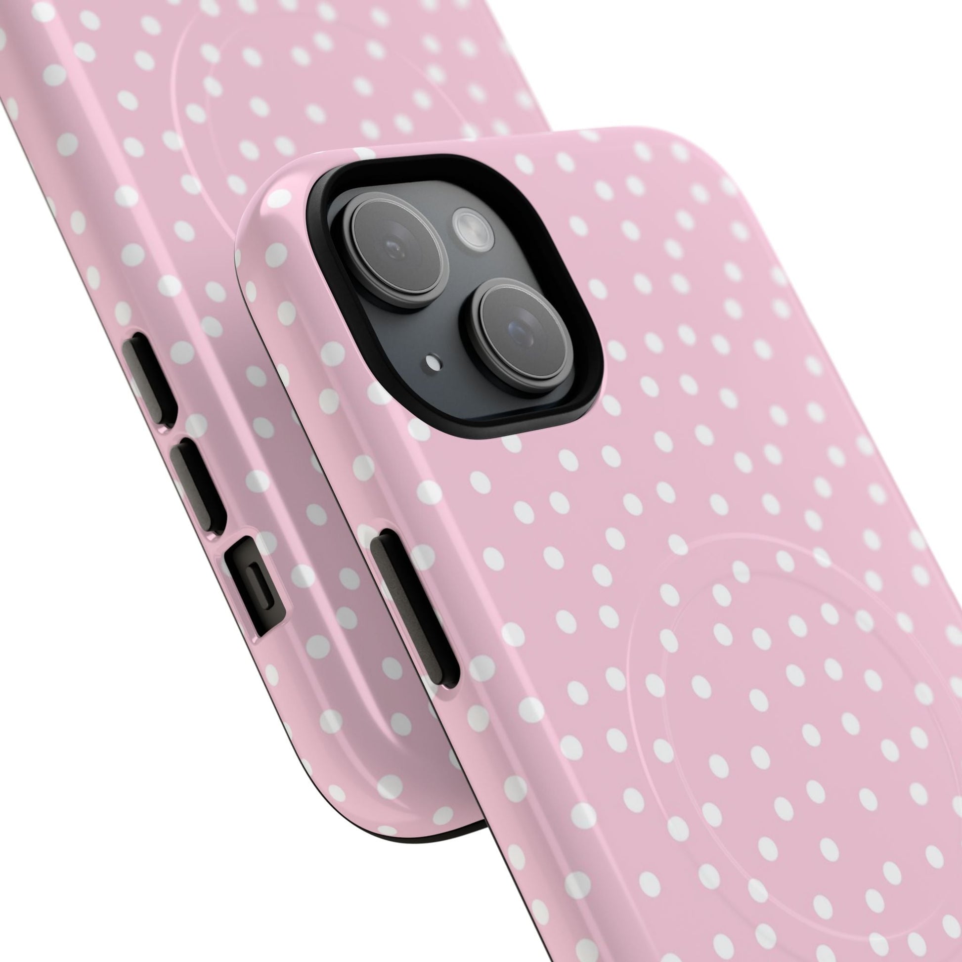 Pink Polka Dot MagSafe Phone Case, Artsulli - Art is Long, Life is Short, Phone Case, , , , , , , 