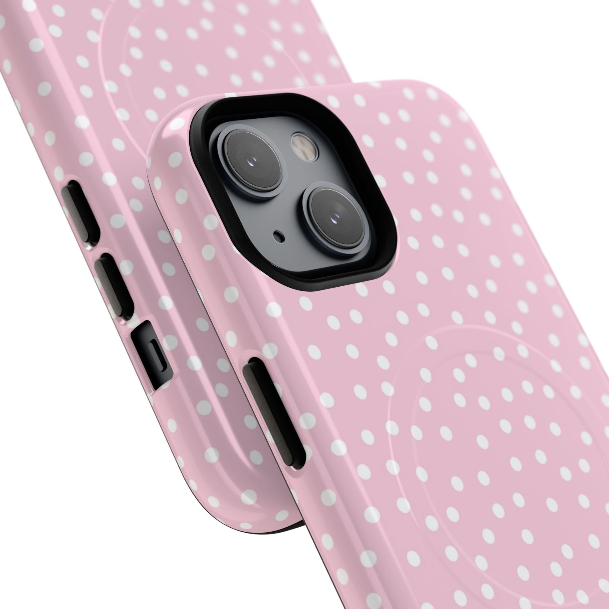 Pink Polka Dot MagSafe Phone Case, Artsulli - Art is Long, Life is Short, Phone Case, , , , , , , 