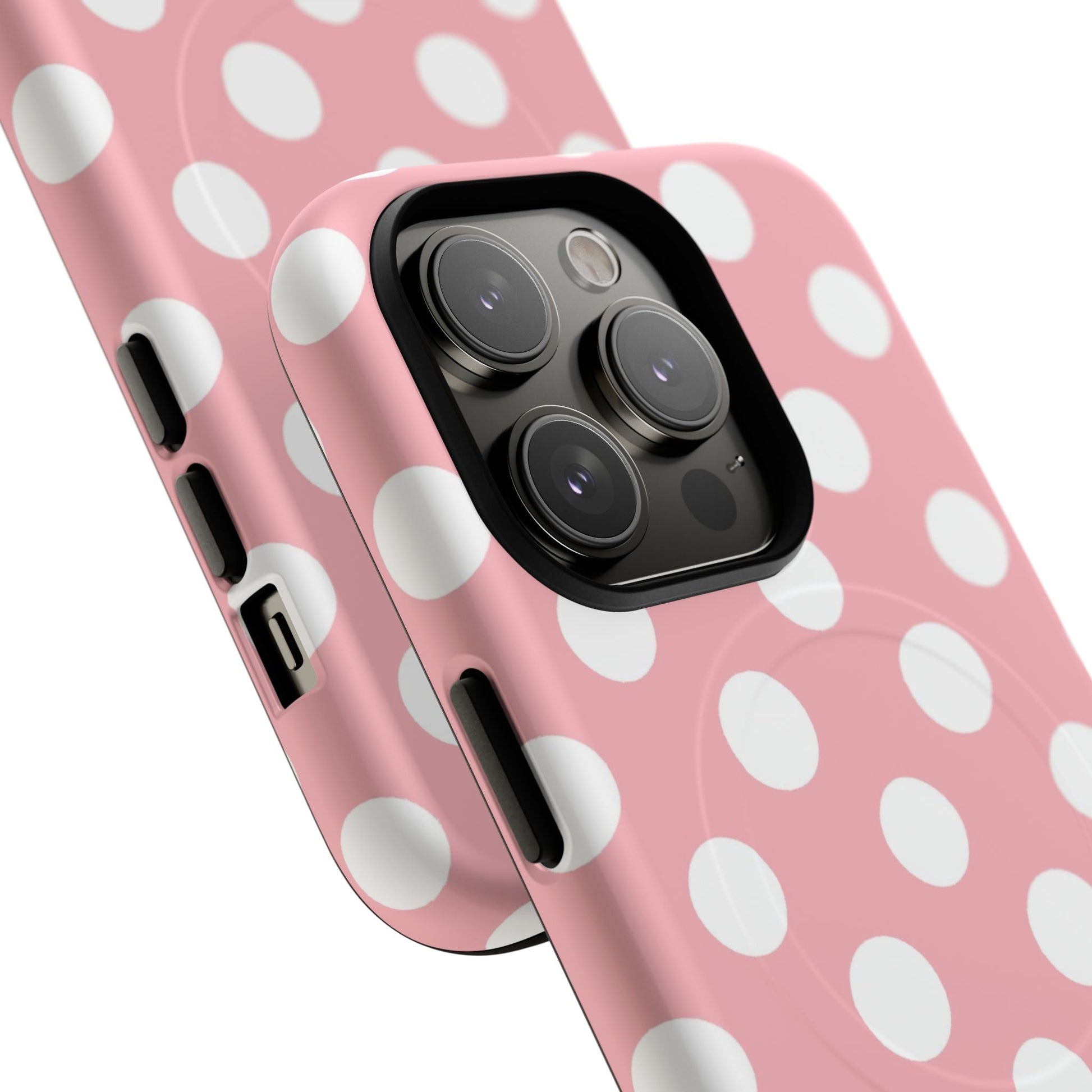 Pink Polka Dot MagSafe Phone Case, Artsulli - Art is Long, Life is Short, Phone Case, , , , , , , 
