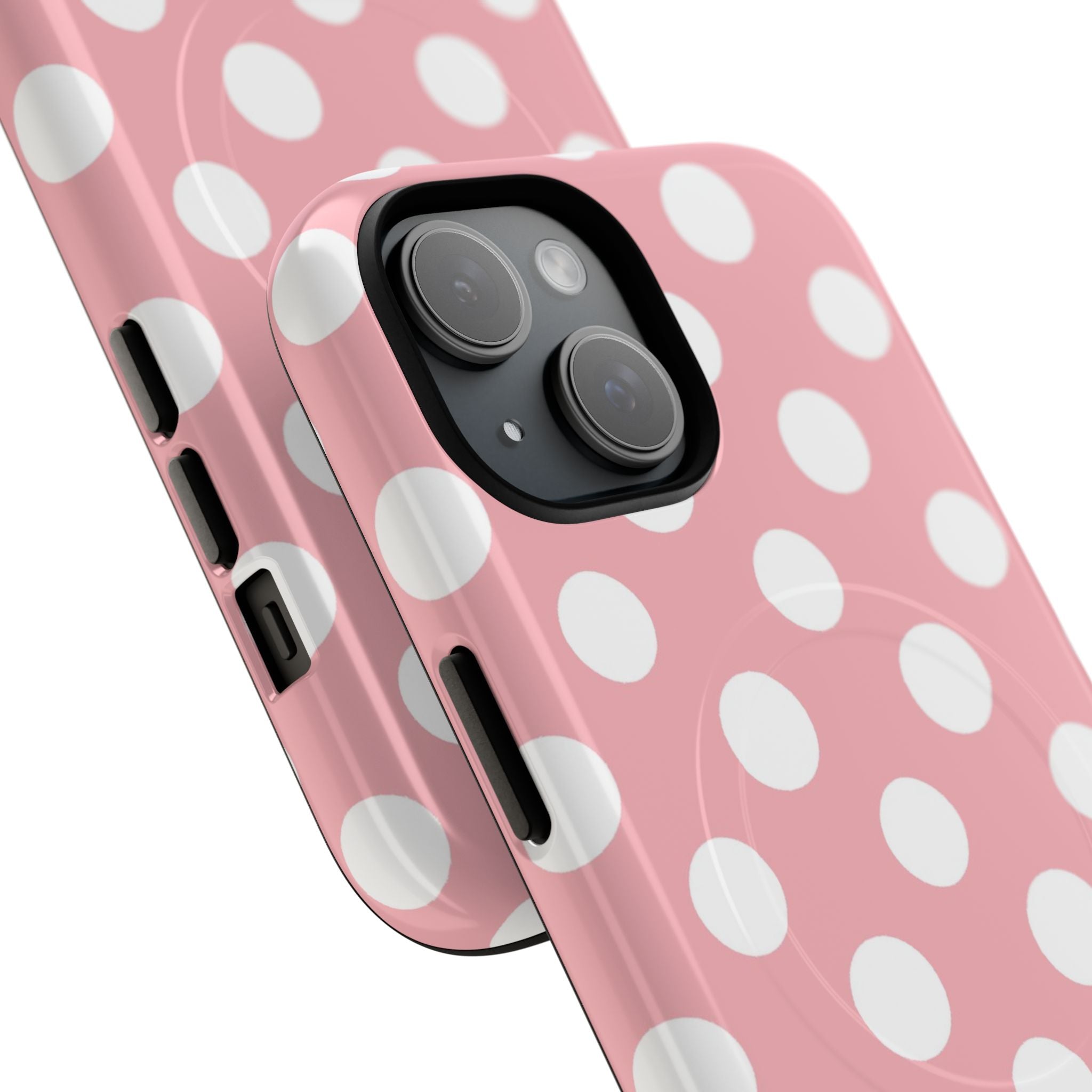 Pink Polka Dot MagSafe Phone Case, Artsulli - Art is Long, Life is Short, Phone Case, , , , , , , 