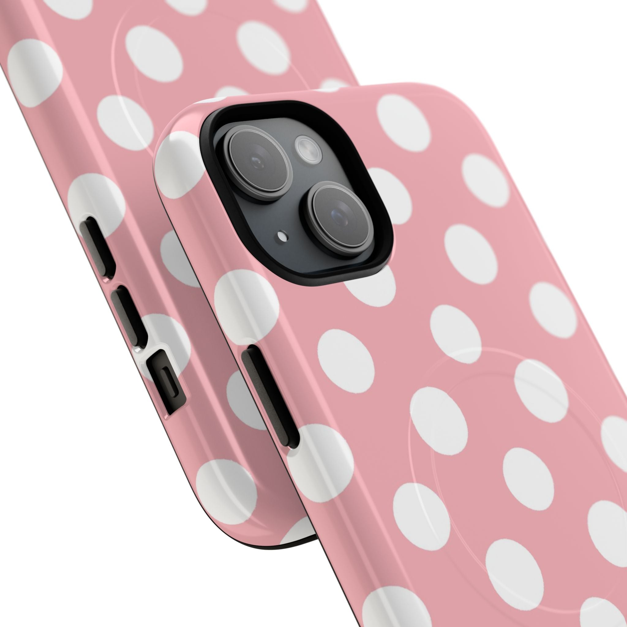 Pink Polka Dot MagSafe Phone Case, Artsulli - Art is Long, Life is Short, Phone Case, , , , , , , 