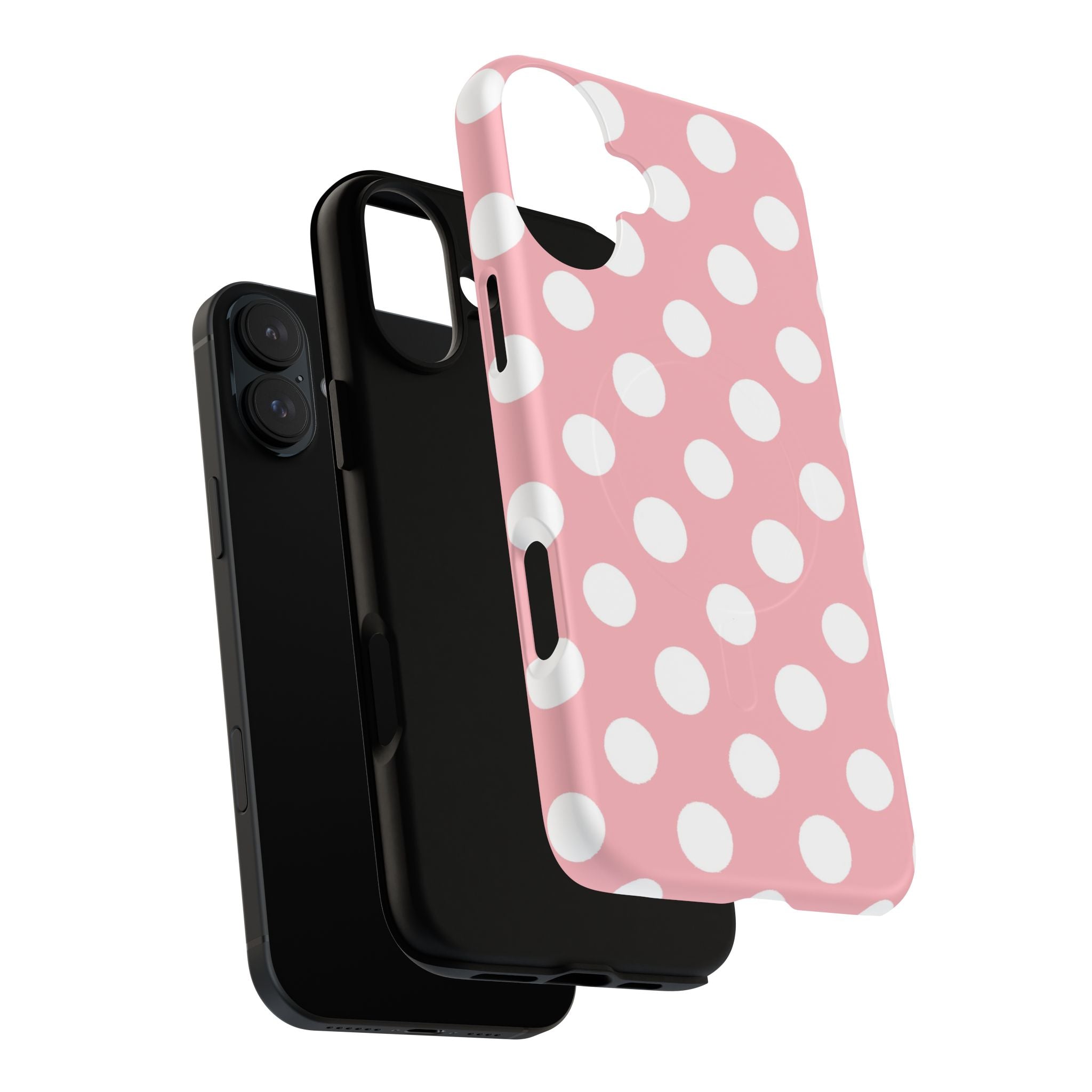 Pink Polka Dot MagSafe Phone Case, Artsulli - Art is Long, Life is Short, Phone Case, , , , , , , 