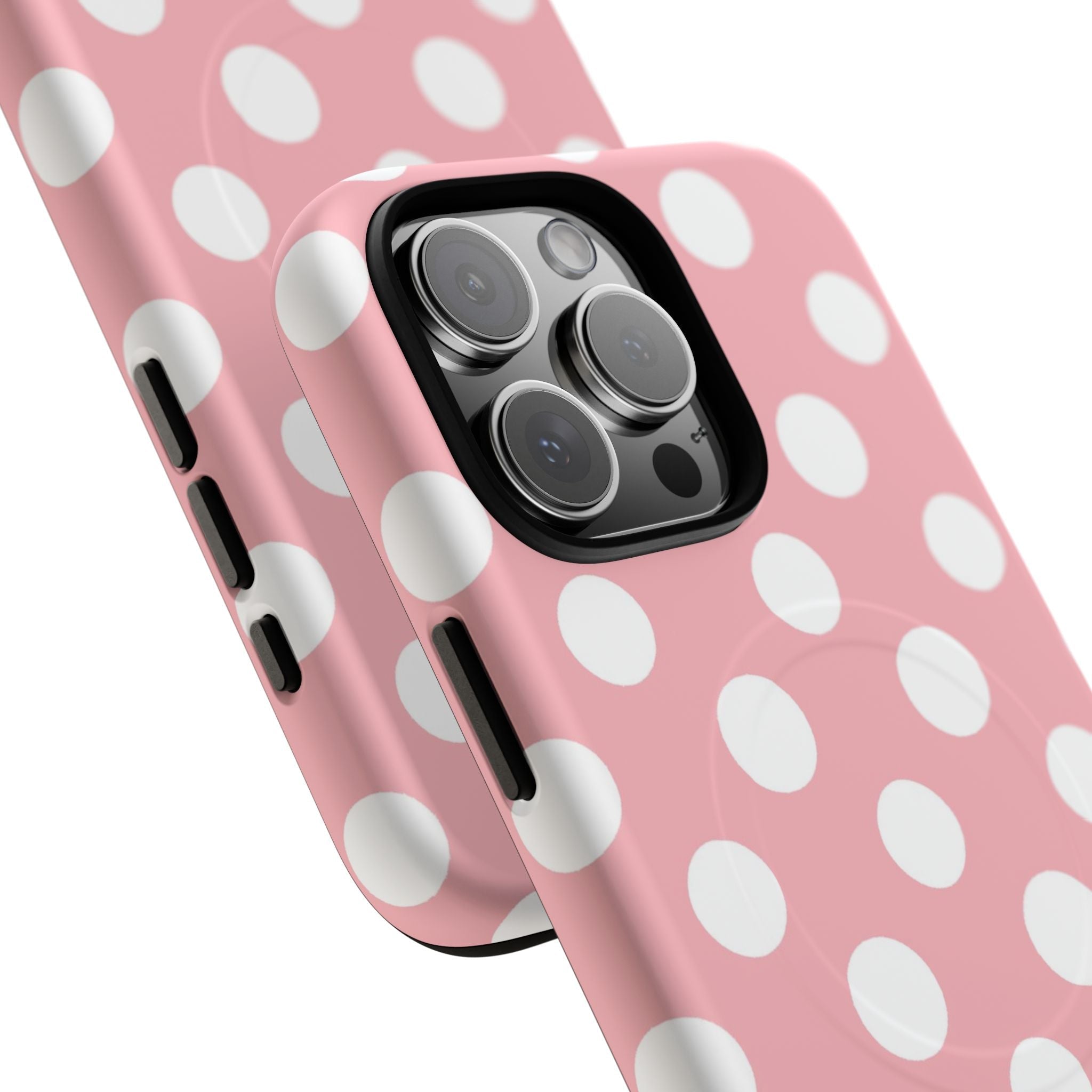 Pink Polka Dot MagSafe Phone Case, Artsulli - Art is Long, Life is Short, Phone Case, , , , , , , 