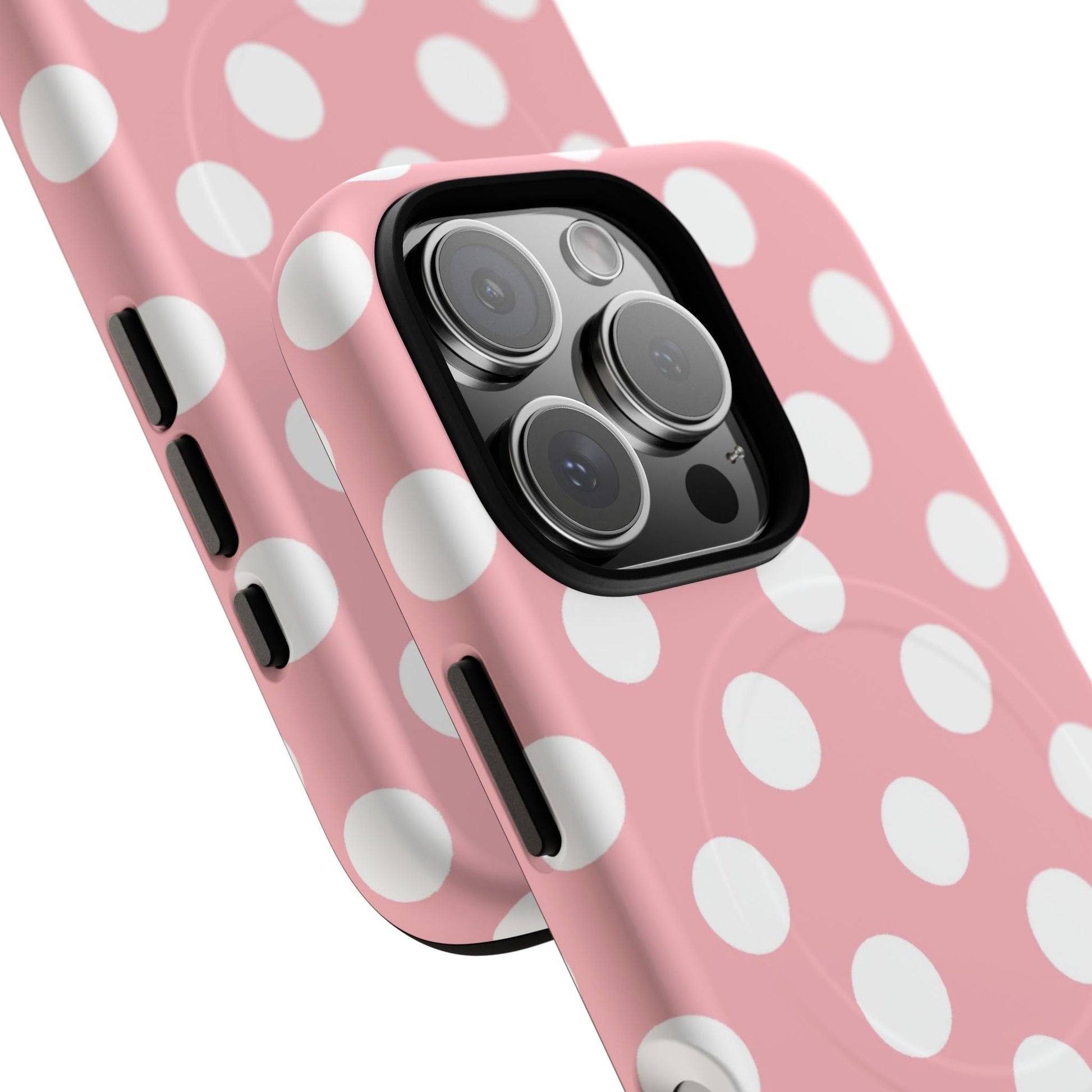 Pink Polka Dot MagSafe Phone Case, Artsulli - Art is Long, Life is Short, Phone Case, , , , , , , 