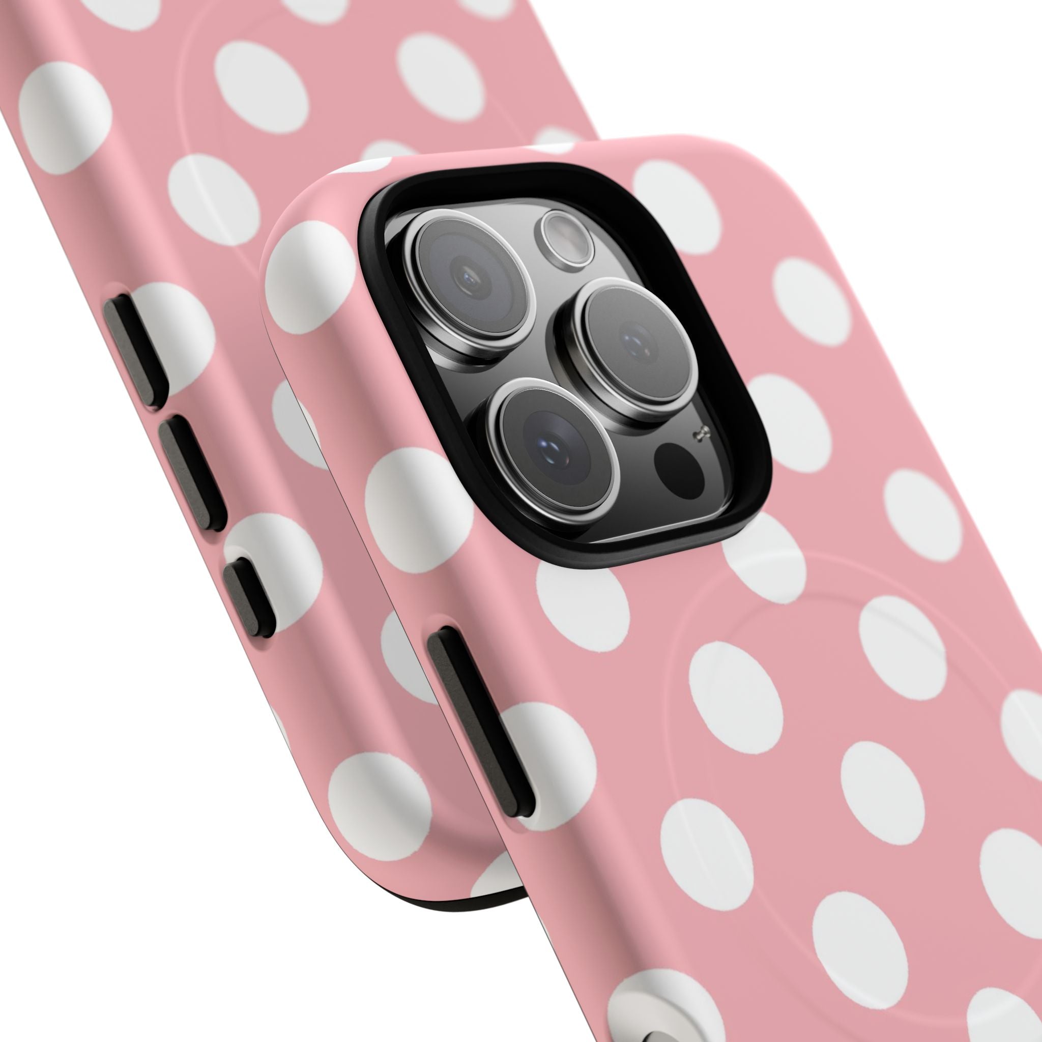 Pink Polka Dot MagSafe Phone Case, Artsulli - Art is Long, Life is Short, Phone Case, , , , , , , 