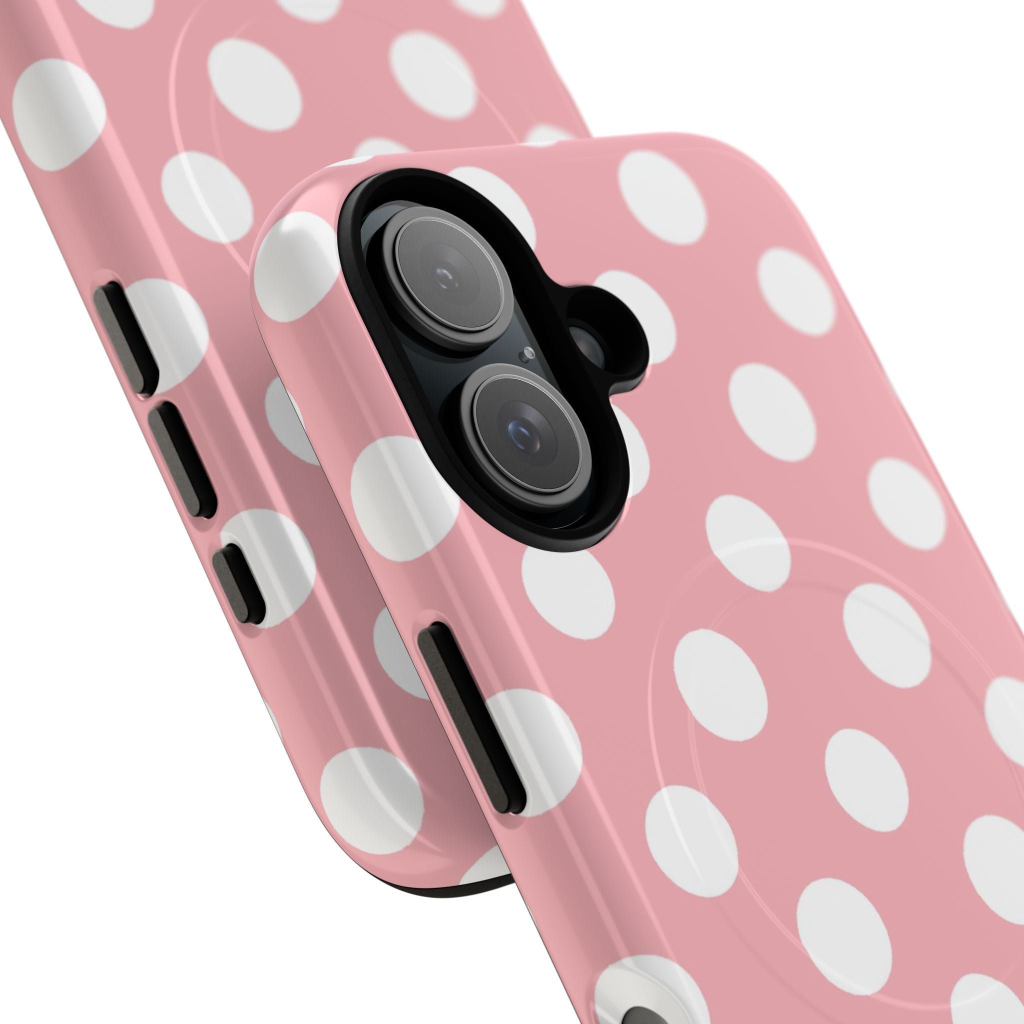 Pink Polka Dot MagSafe Phone Case, Artsulli - Art is Long, Life is Short, Phone Case, , , , , , , 