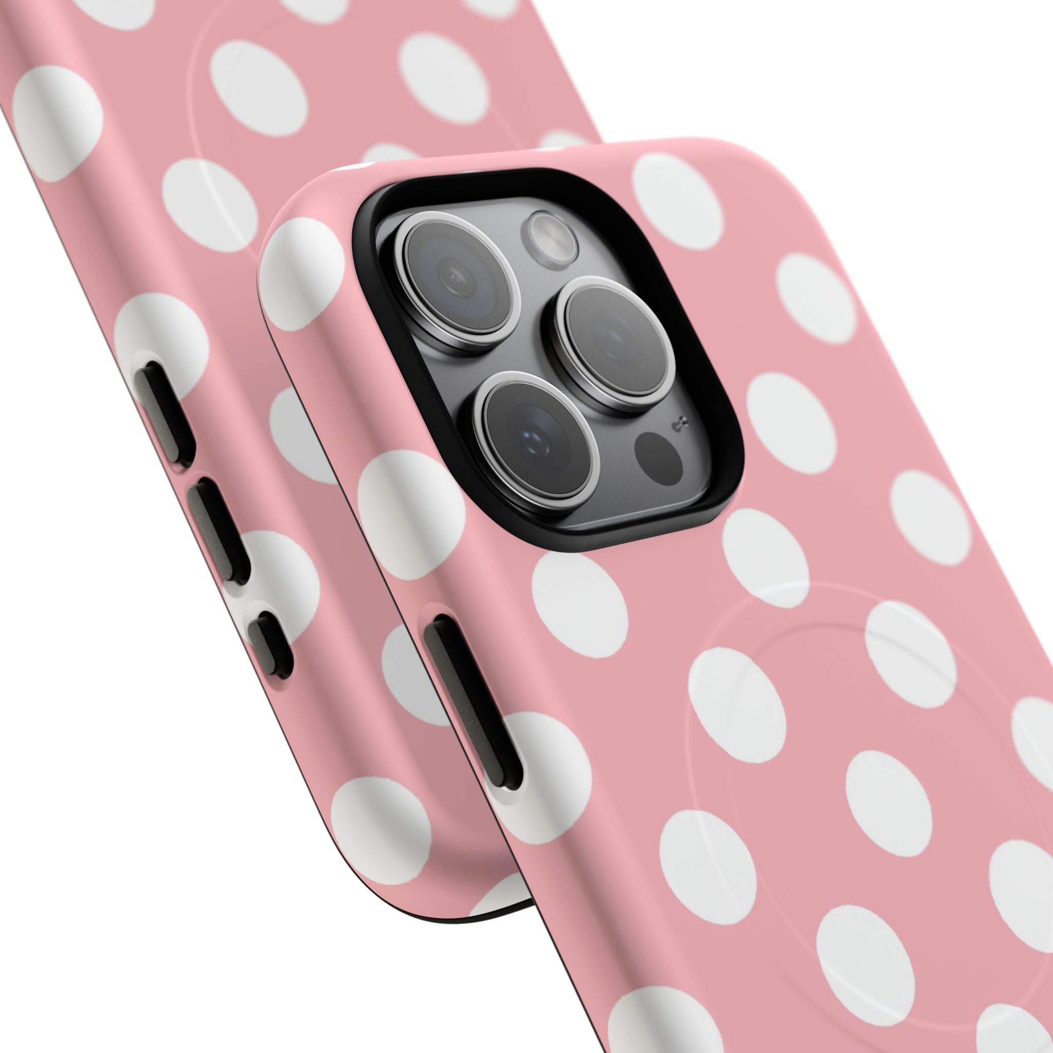Pink Polka Dot MagSafe Phone Case, Artsulli - Art is Long, Life is Short, Phone Case, , , , , , , 