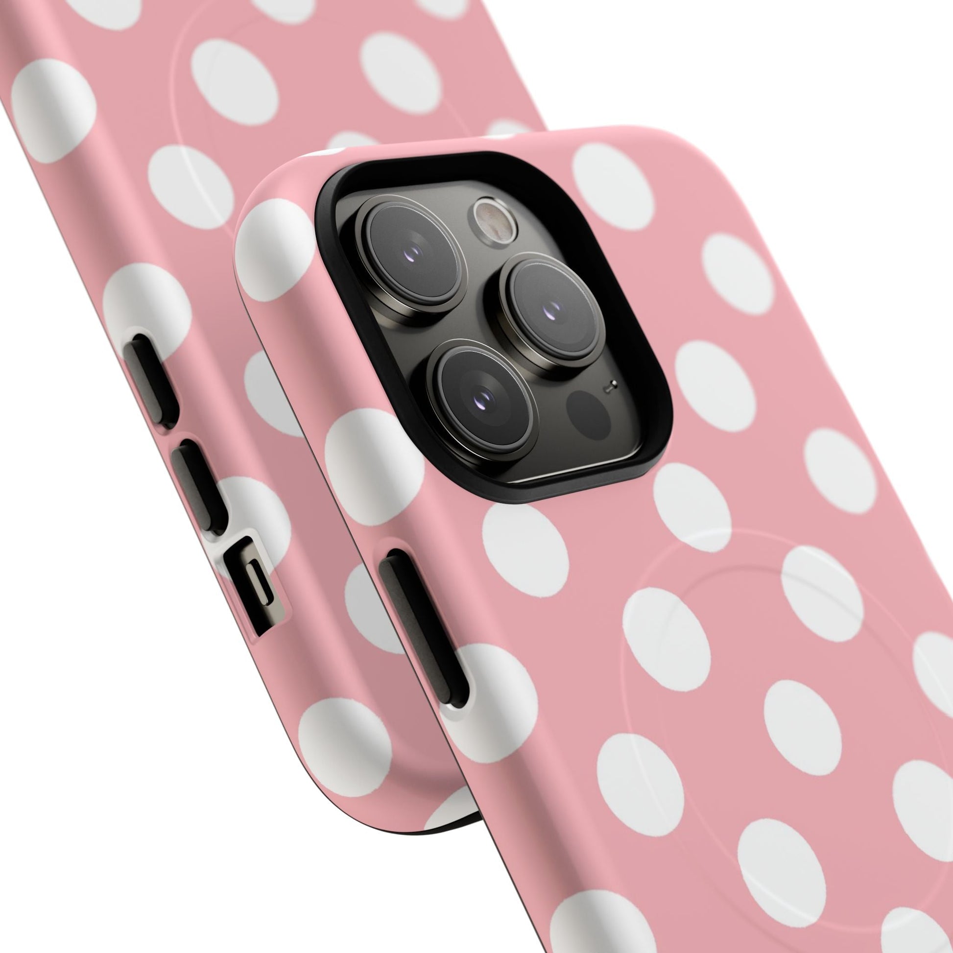 Pink Polka Dot MagSafe Phone Case, Artsulli - Art is Long, Life is Short, Phone Case, , , , , , , 