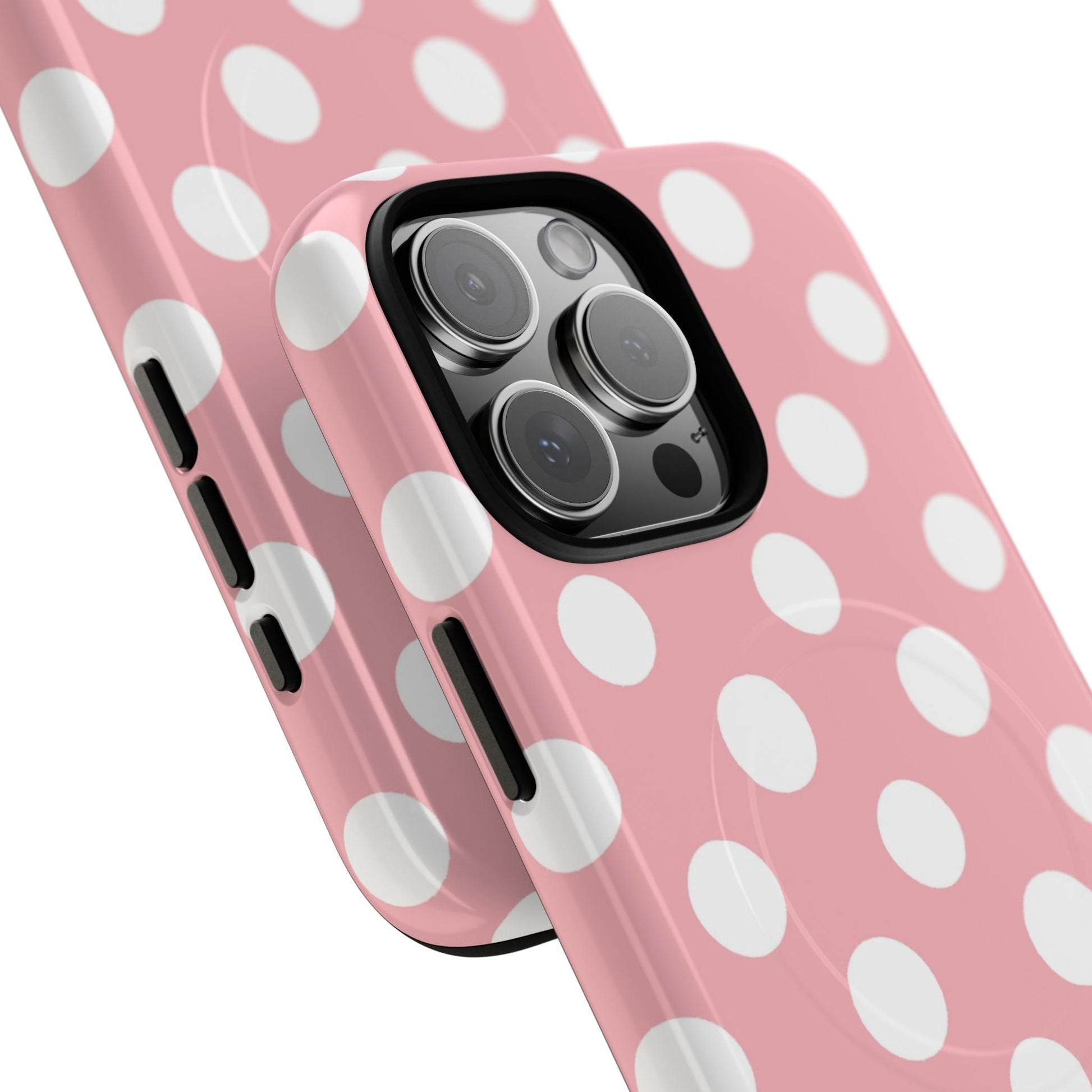 Pink Polka Dot MagSafe Phone Case, Artsulli - Art is Long, Life is Short, Phone Case, , , , , , , 