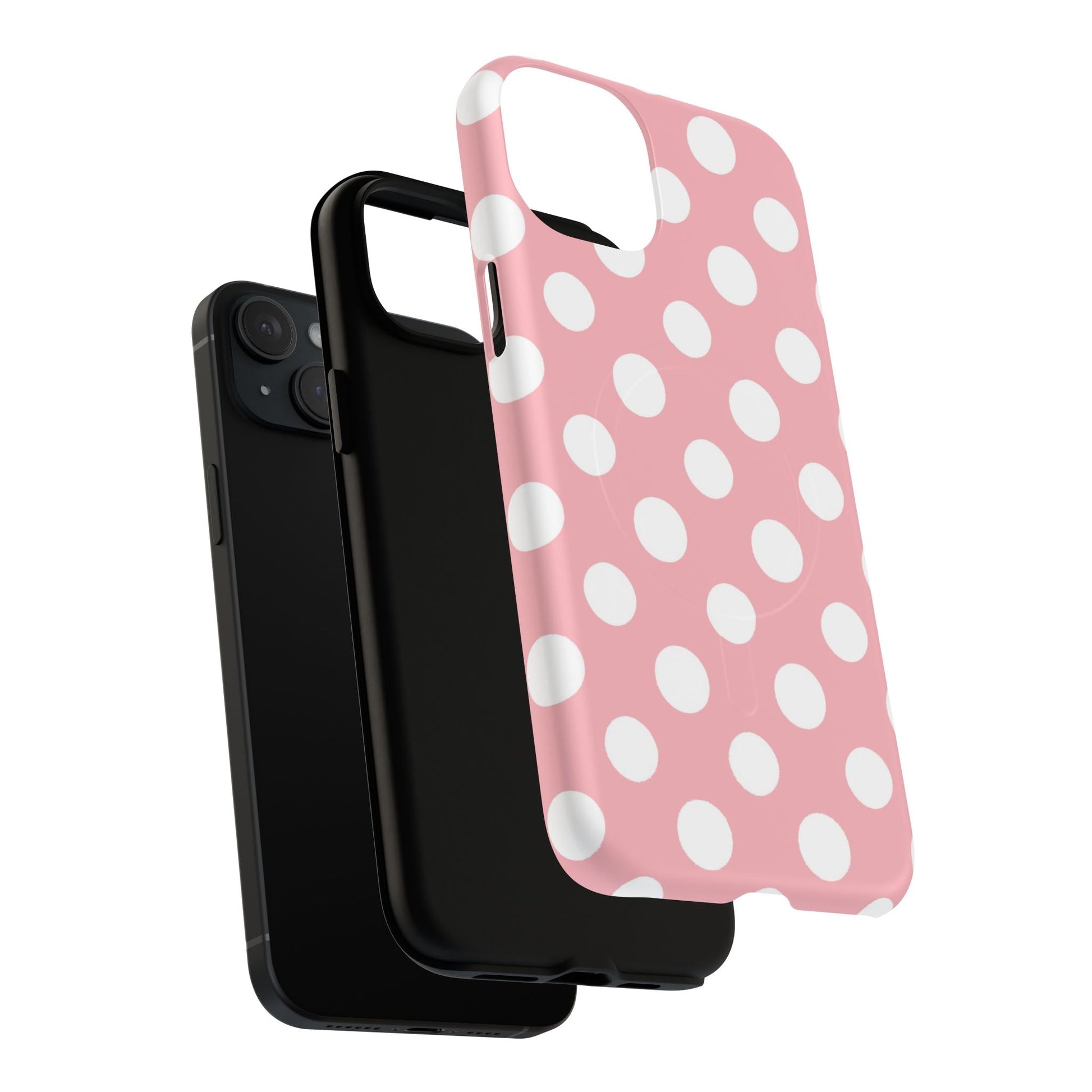 Pink Polka Dot MagSafe Phone Case, Artsulli - Art is Long, Life is Short, Phone Case, , , , , , , 