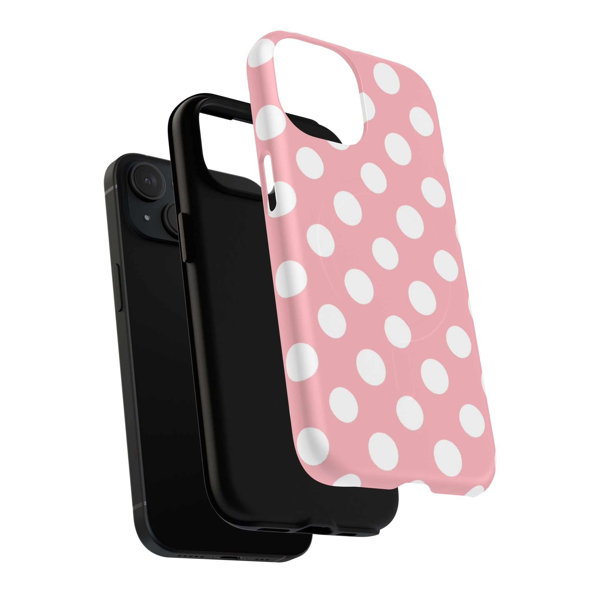 Pink Polka Dot MagSafe Phone Case, Artsulli - Art is Long, Life is Short, Phone Case, , , , , , , 
